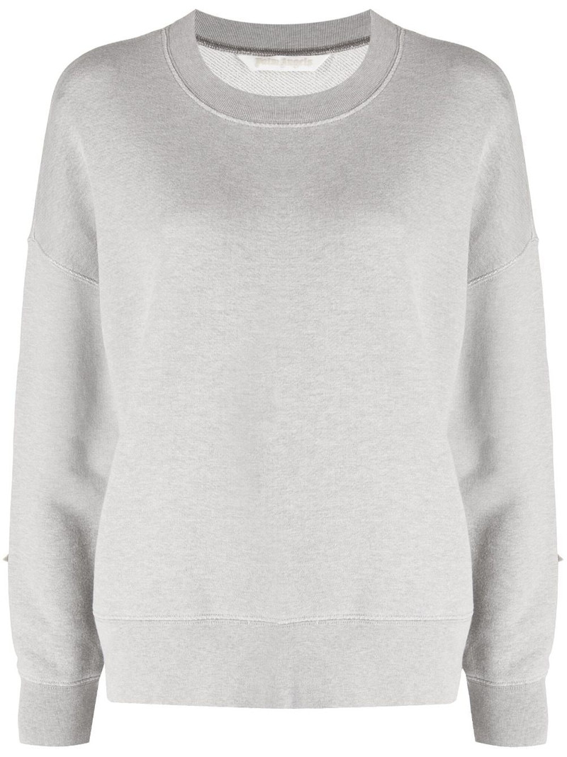 logo-print star-patch cotton sweatshirt 1