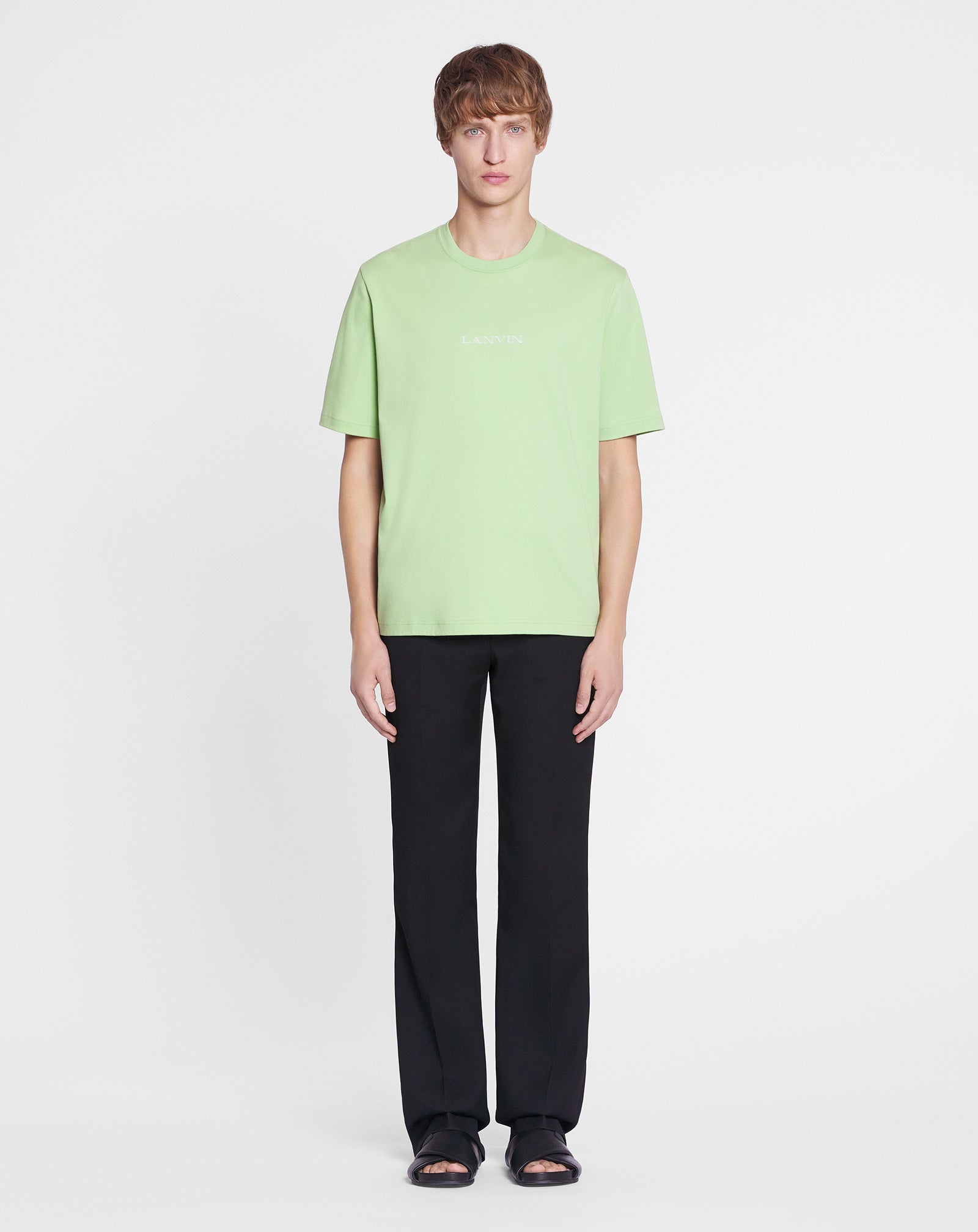 LANVIN EMBROIDERED STRAIGHT FIT T-SHIRT - 2