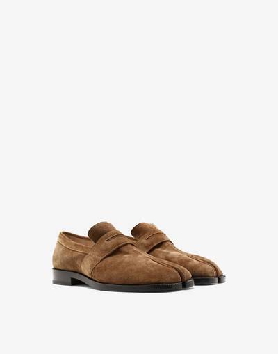 Maison Margiela Tabi suede loafers outlook