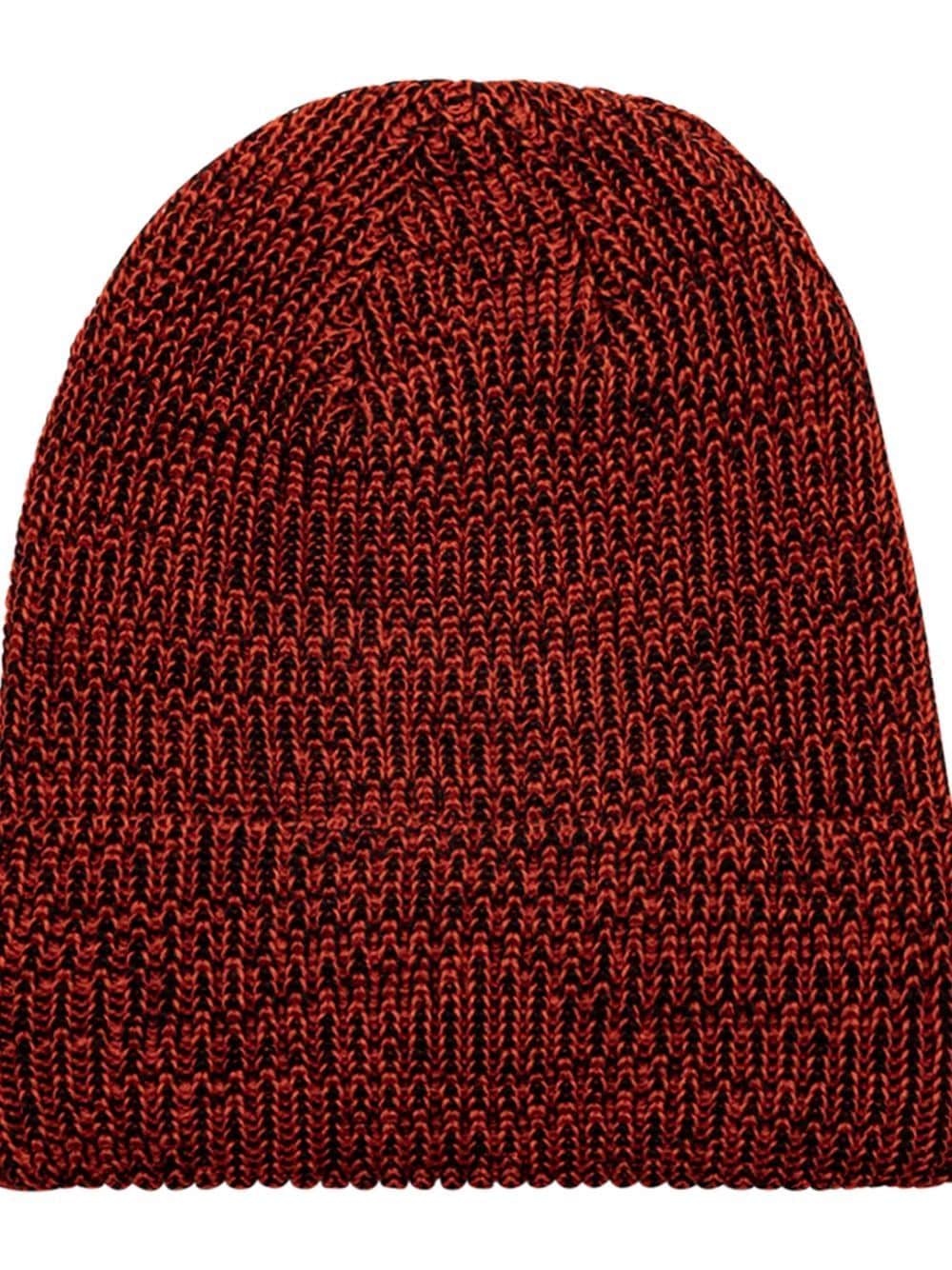 loose gauge knitted beanie hat - 2