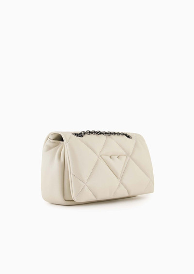 EMPORIO ARMANI Quilted nappa leather-effect mini bag with flap outlook