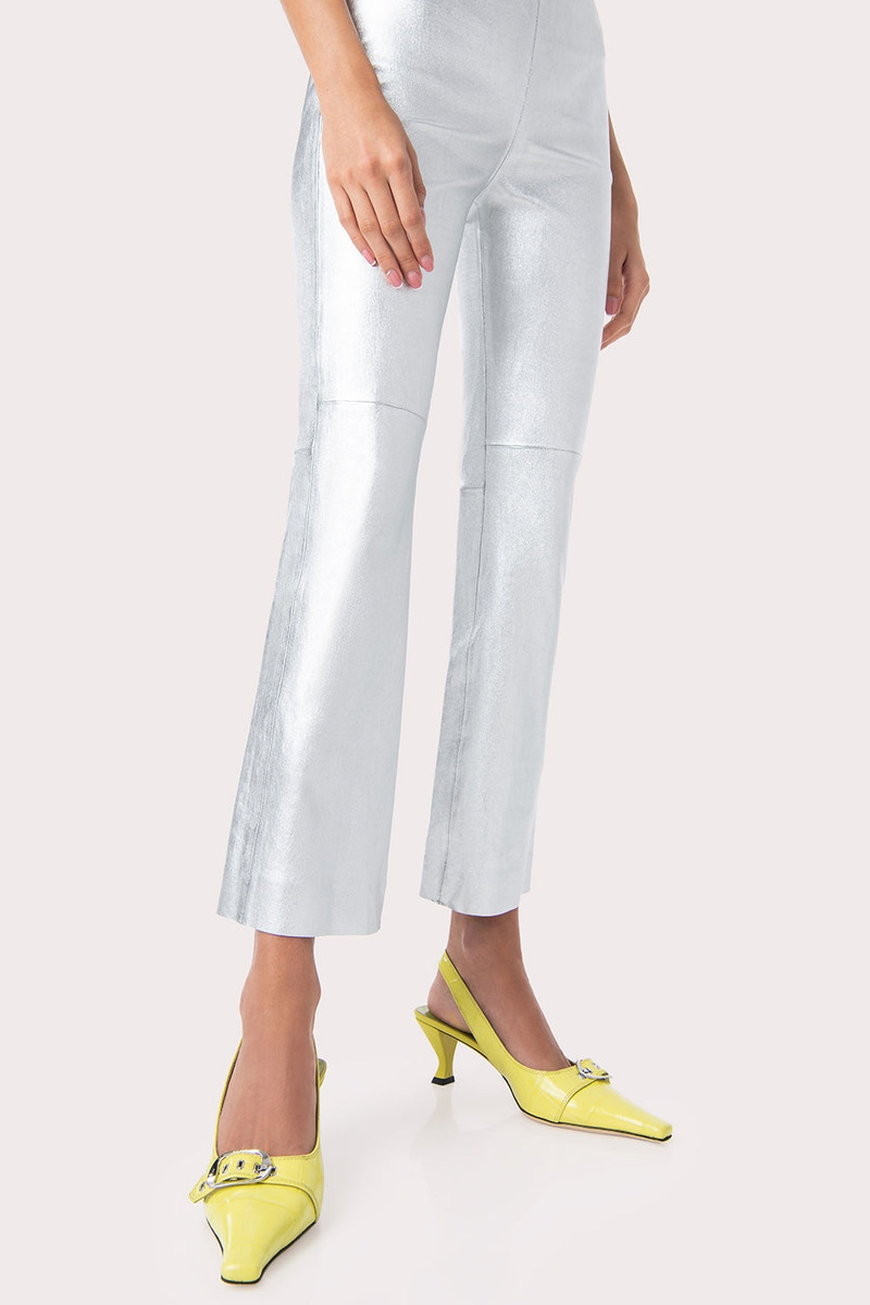 BY FAR Evita Apple Maxi Croco and Nappa Leather outlook