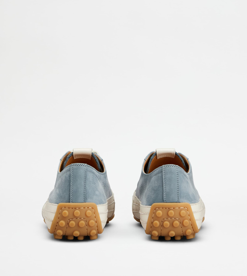 SNEAKERS IN NUBUCK - LIGHT BLUE 3
