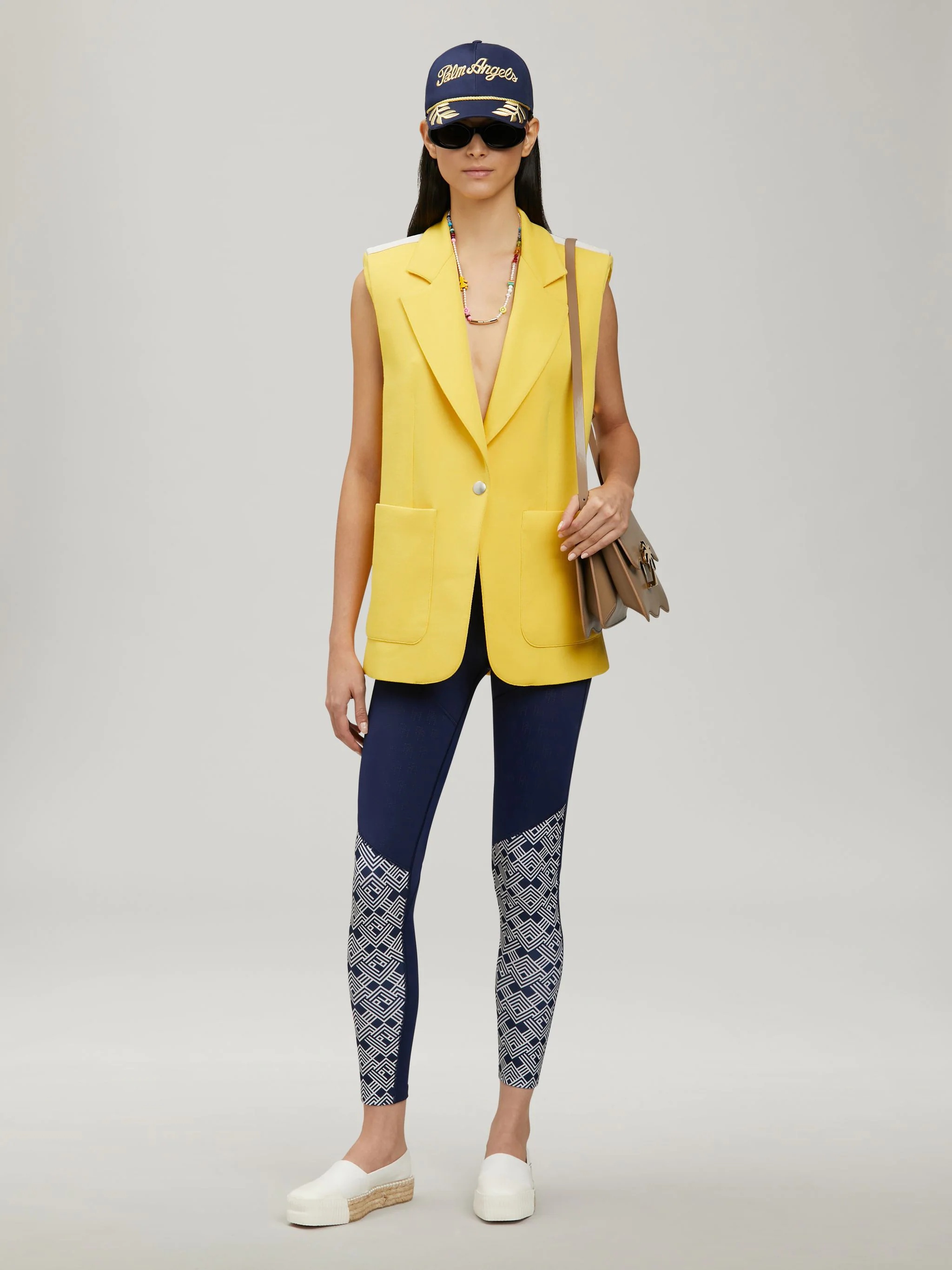 TRACK SLEEVELESS BLAZER - 2