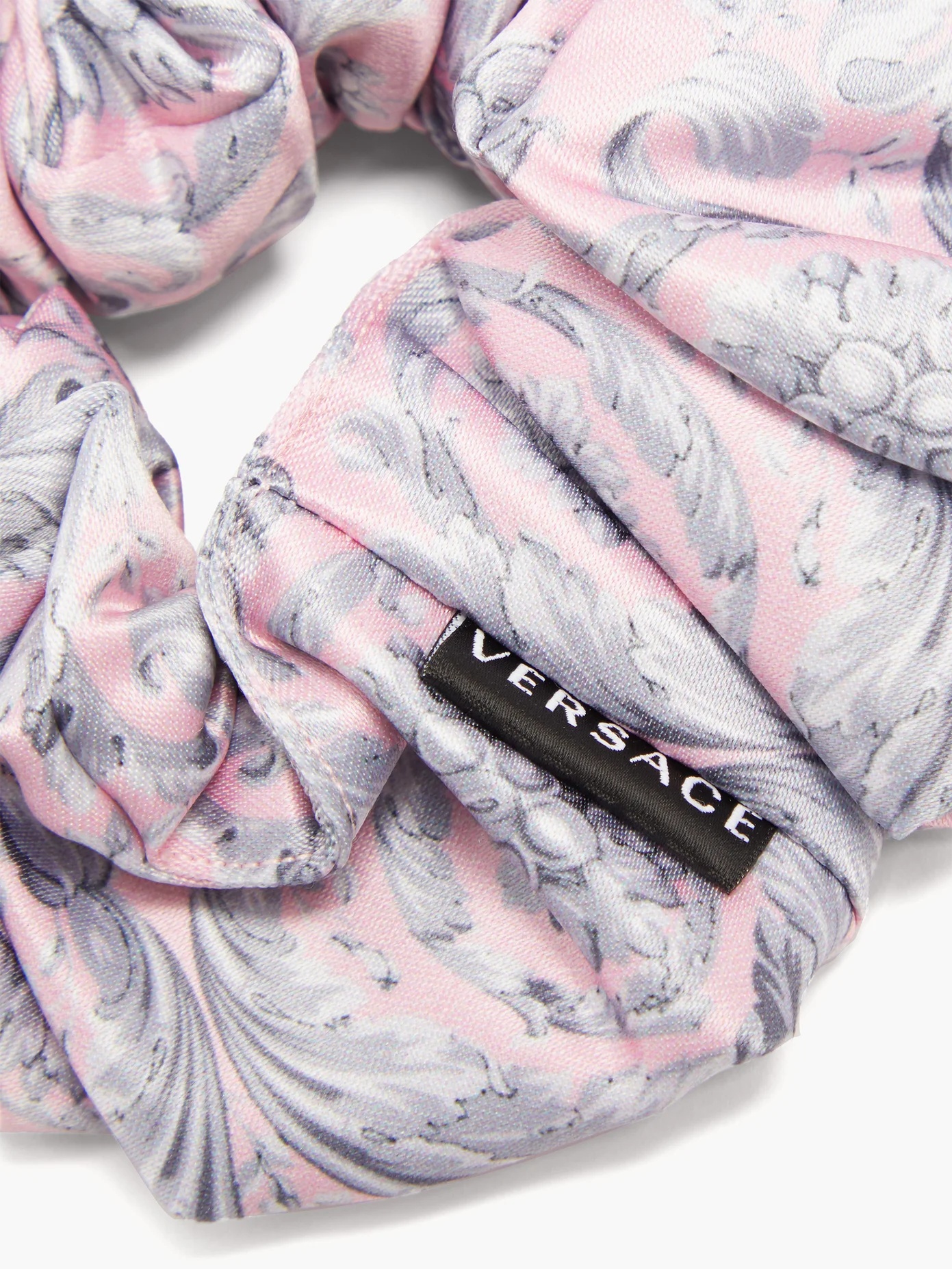 Baroque-print scrunchie - 3