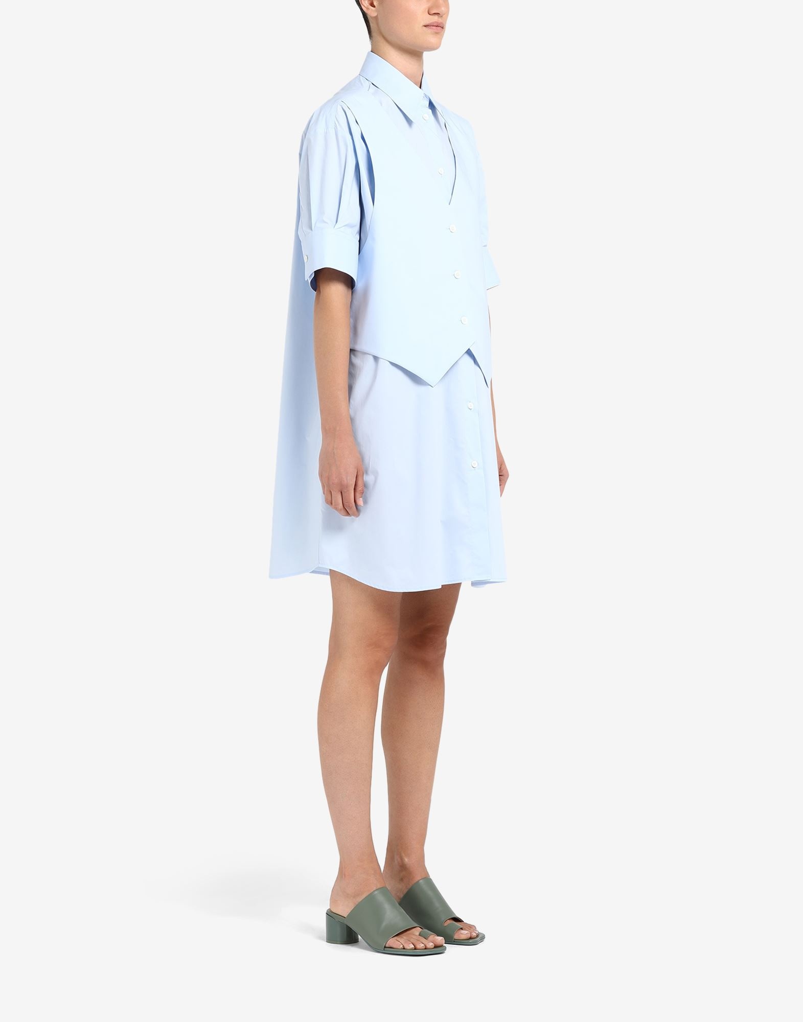Waistcoat shirt-dress - 3