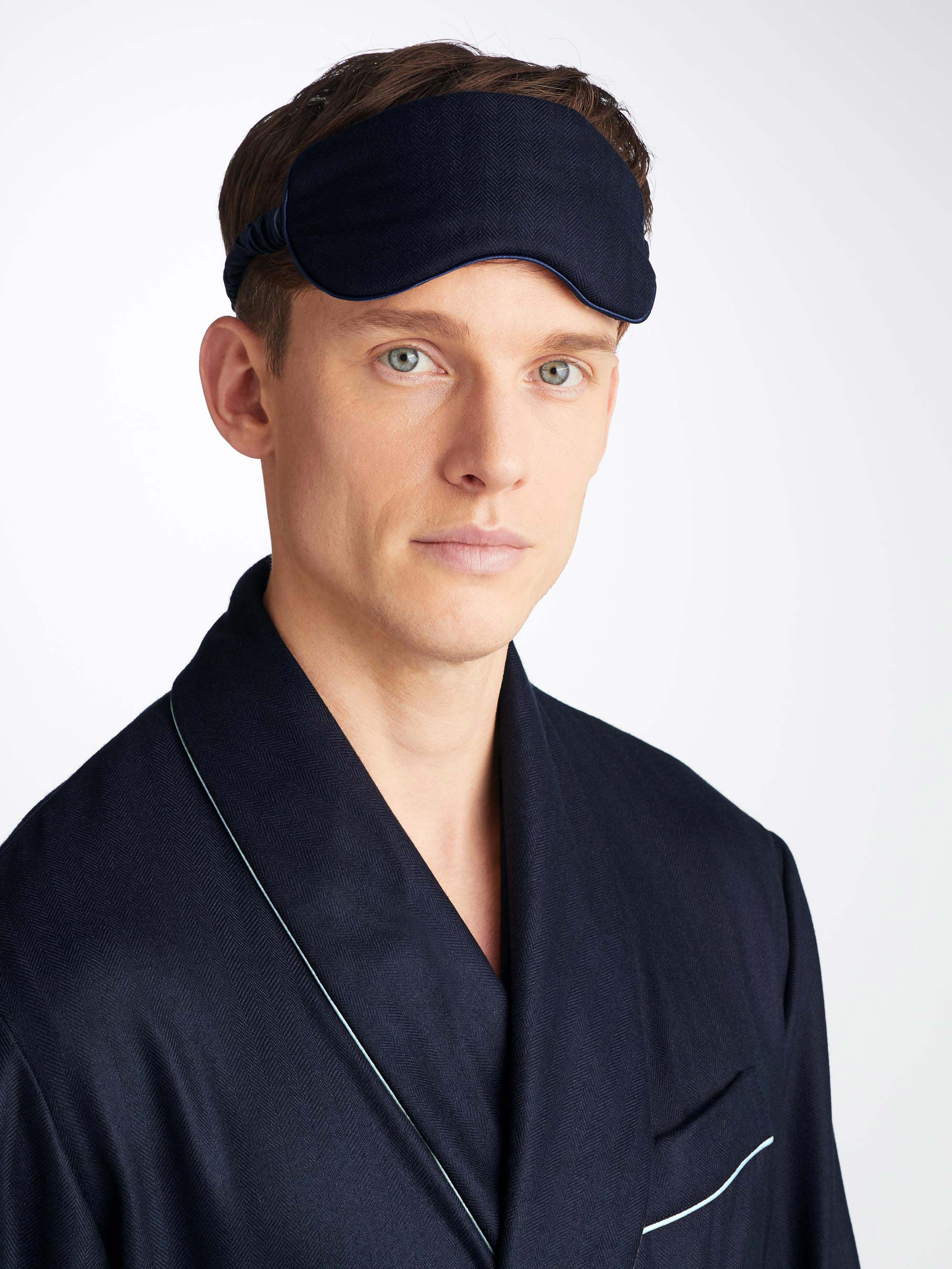 Eye Mask Duke Cashmere Navy - 3