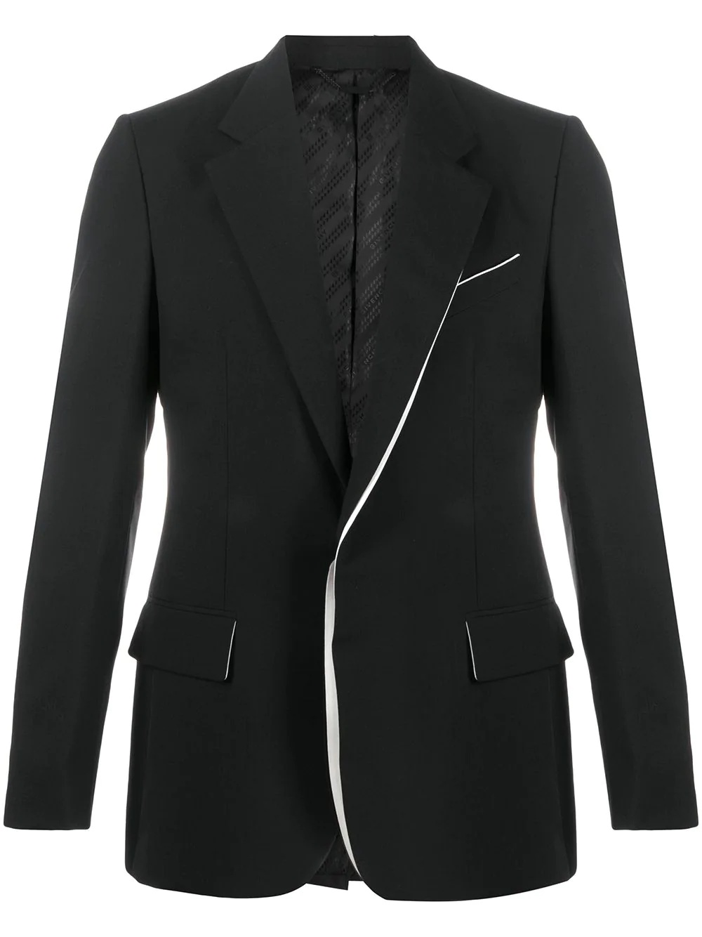 single-breasted suit jacket - 1