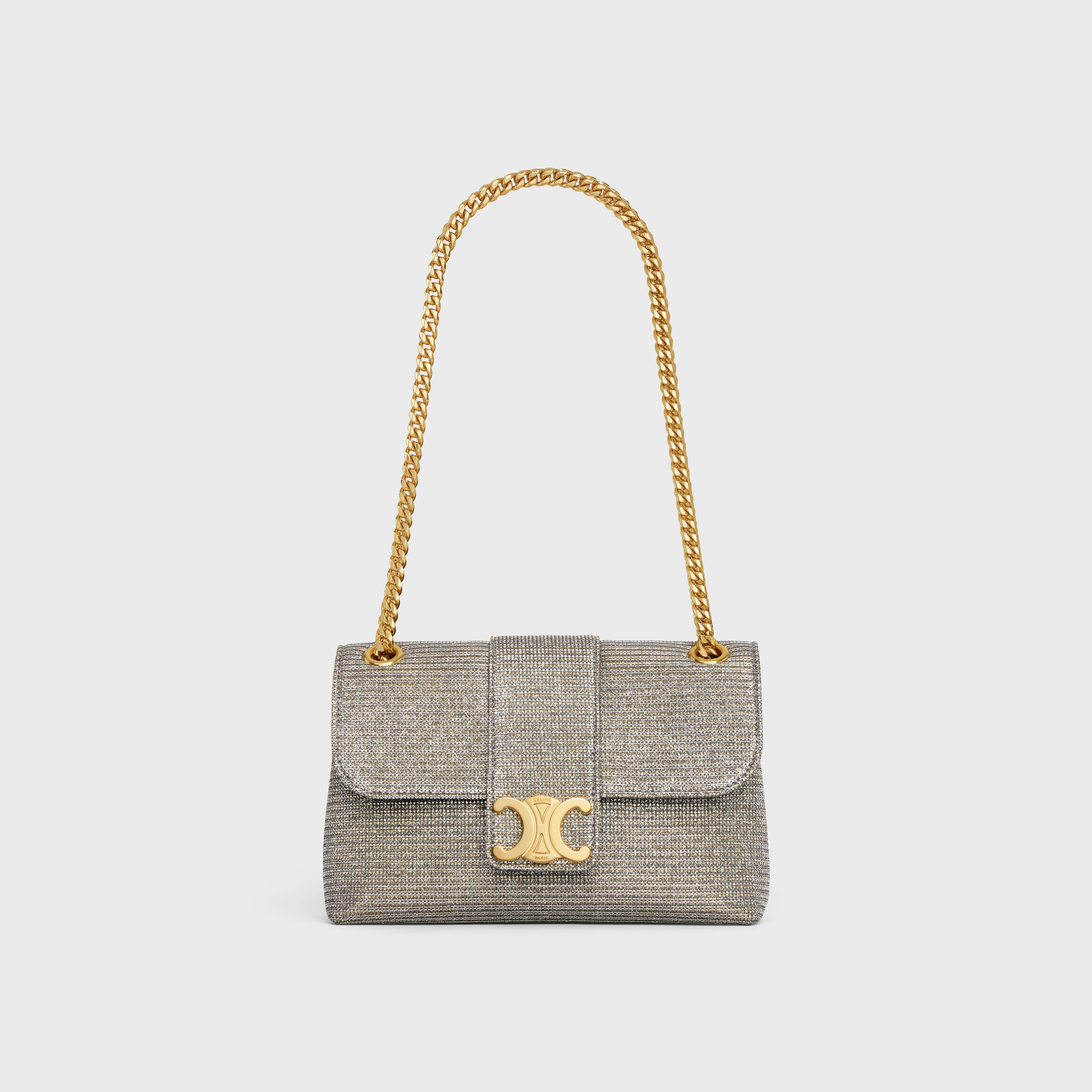 TEEN CELINE VICTOIRE BAG in GLITTER TEXTILE - 6