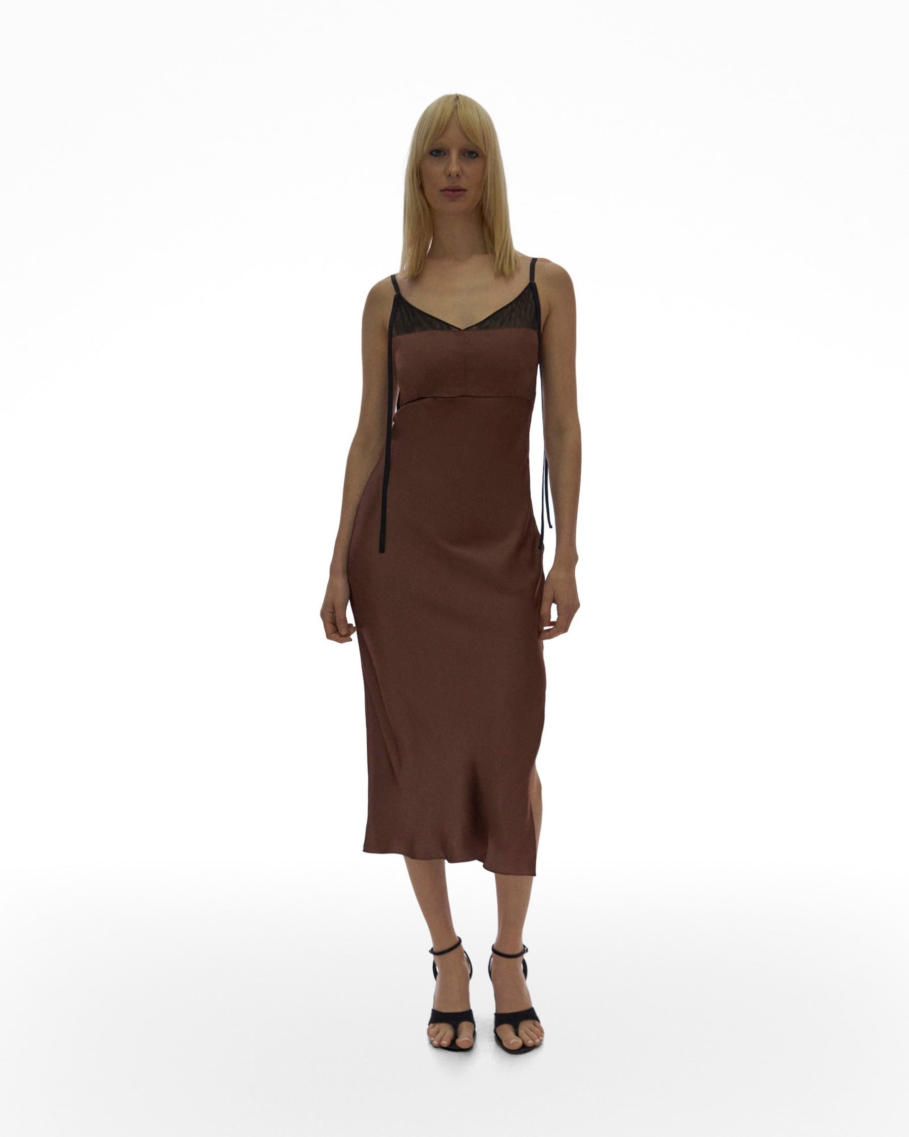 SATIN SLIP DRESS - 3