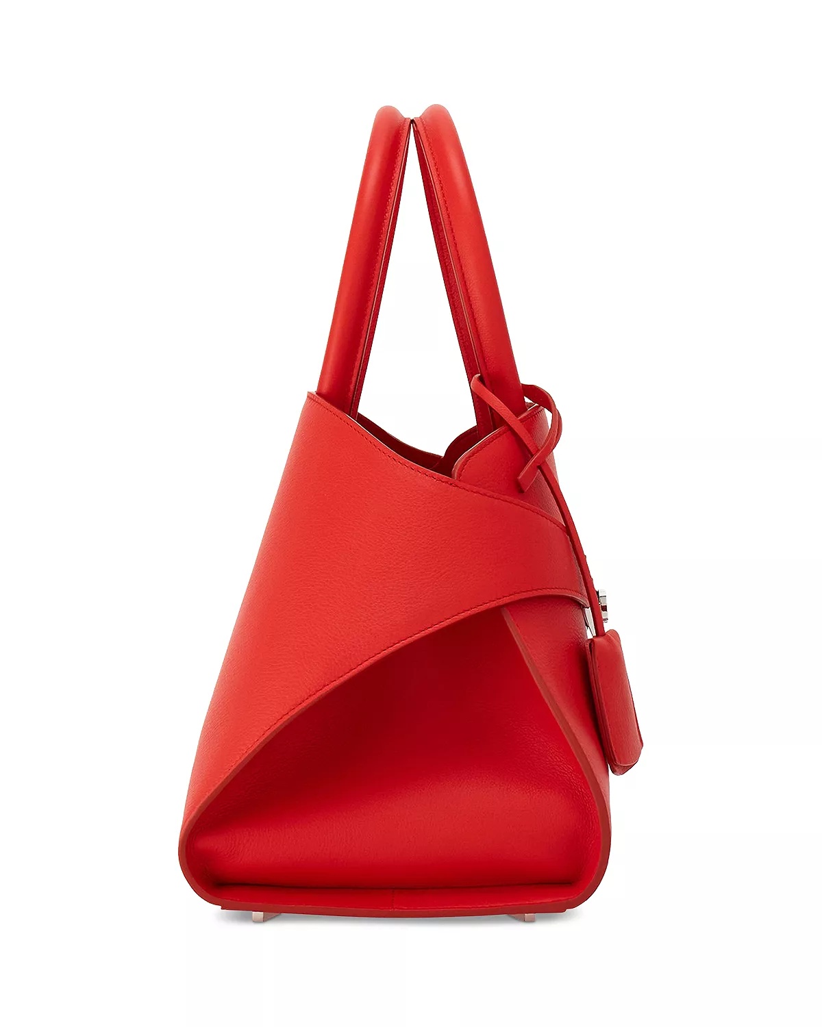 Hug Top Handle Leather Handbag - 6