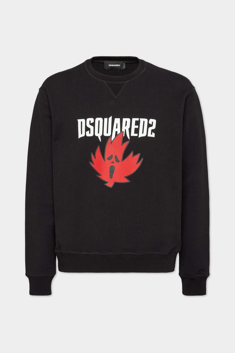 HORROR MAPLE LEAF COOL FIT CREWNECK SWEATSHIRT - 1