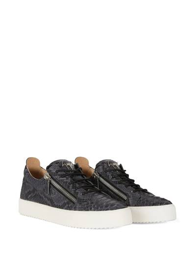 Giuseppe Zanotti Frankie python-print sneakers outlook