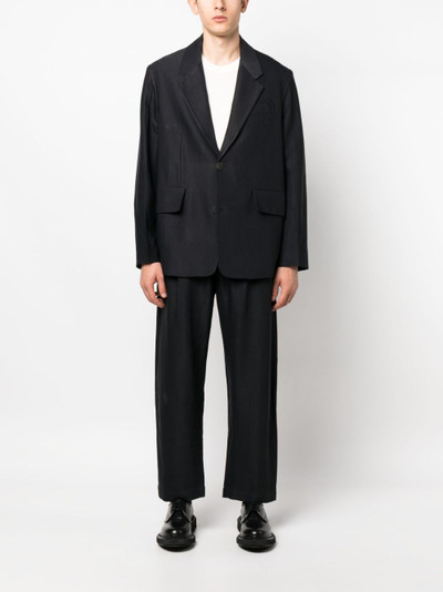 Studio Nicholson single-breasted notched-lapel blazer outlook