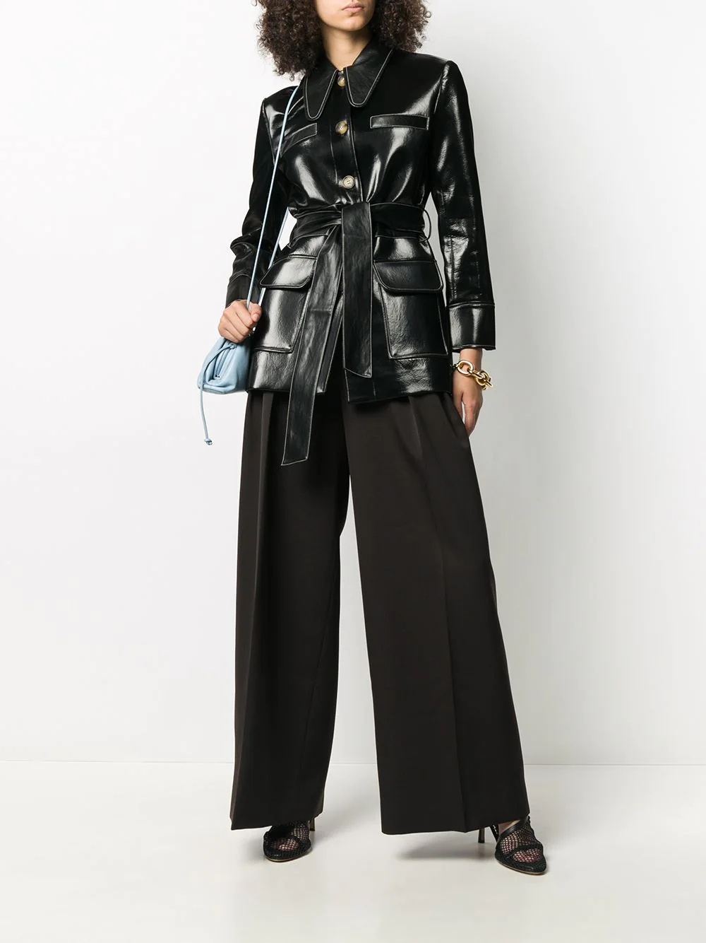 wide leg tailored trousers - 2