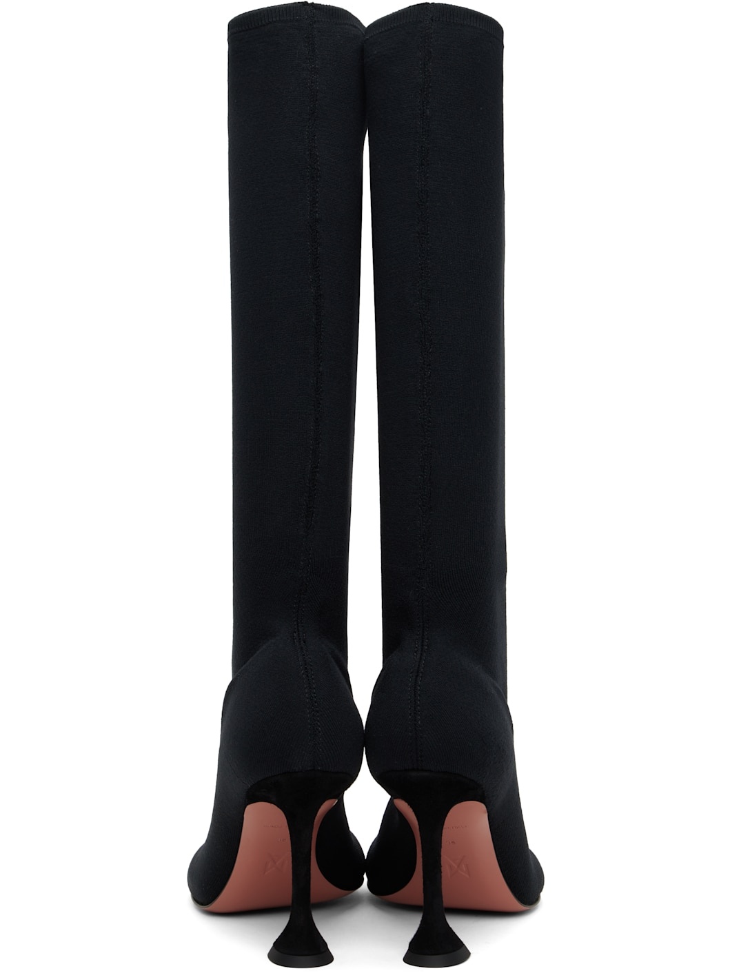 Black Veneda Stretch Tall Boots - 2