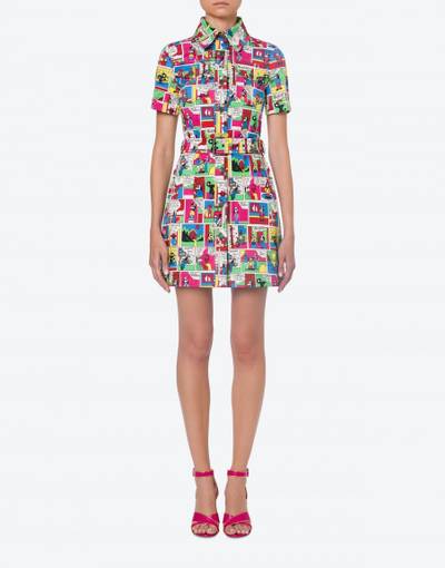 Moschino MOSCHINO COMICS STRETCH GABARDINE DRESS outlook