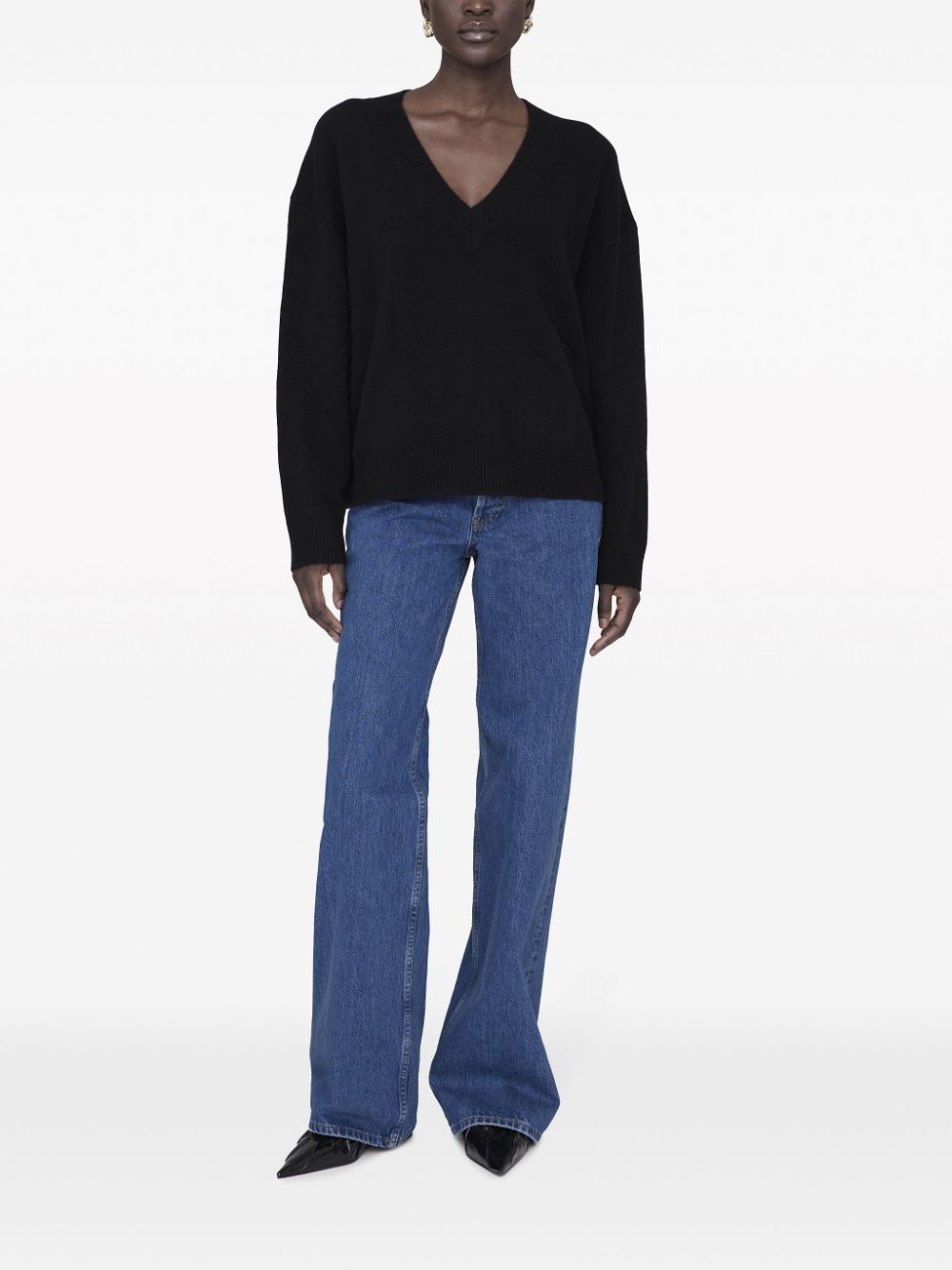 Lee V-neck cashmere jumper - 2