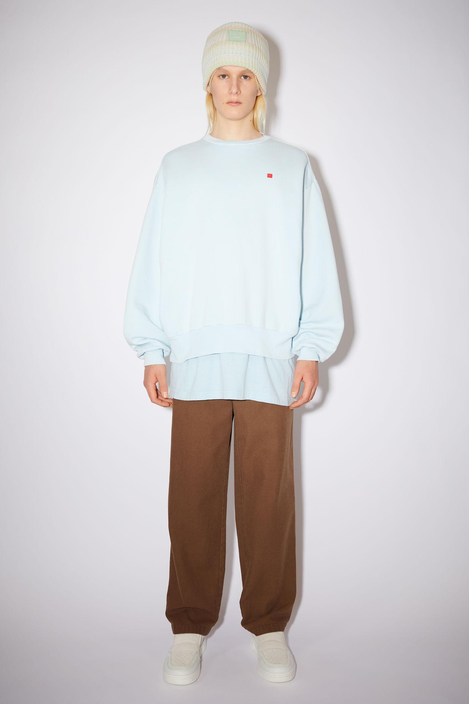 Oversized sweatshirt - Powder blue - 2