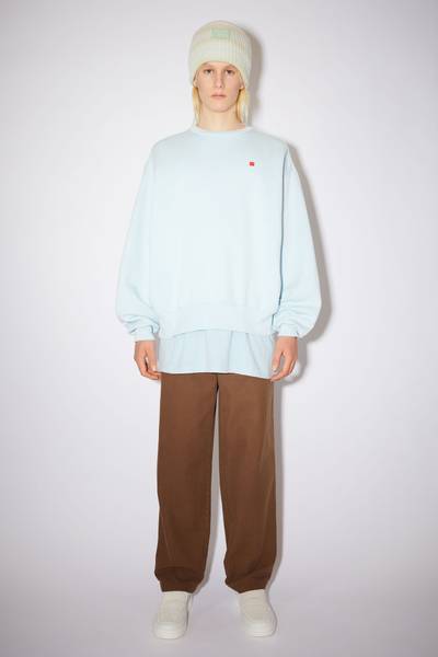 Acne Studios Oversized sweatshirt - Powder blue outlook