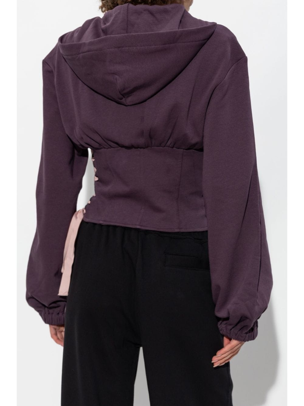 corset-style hoodie - 4