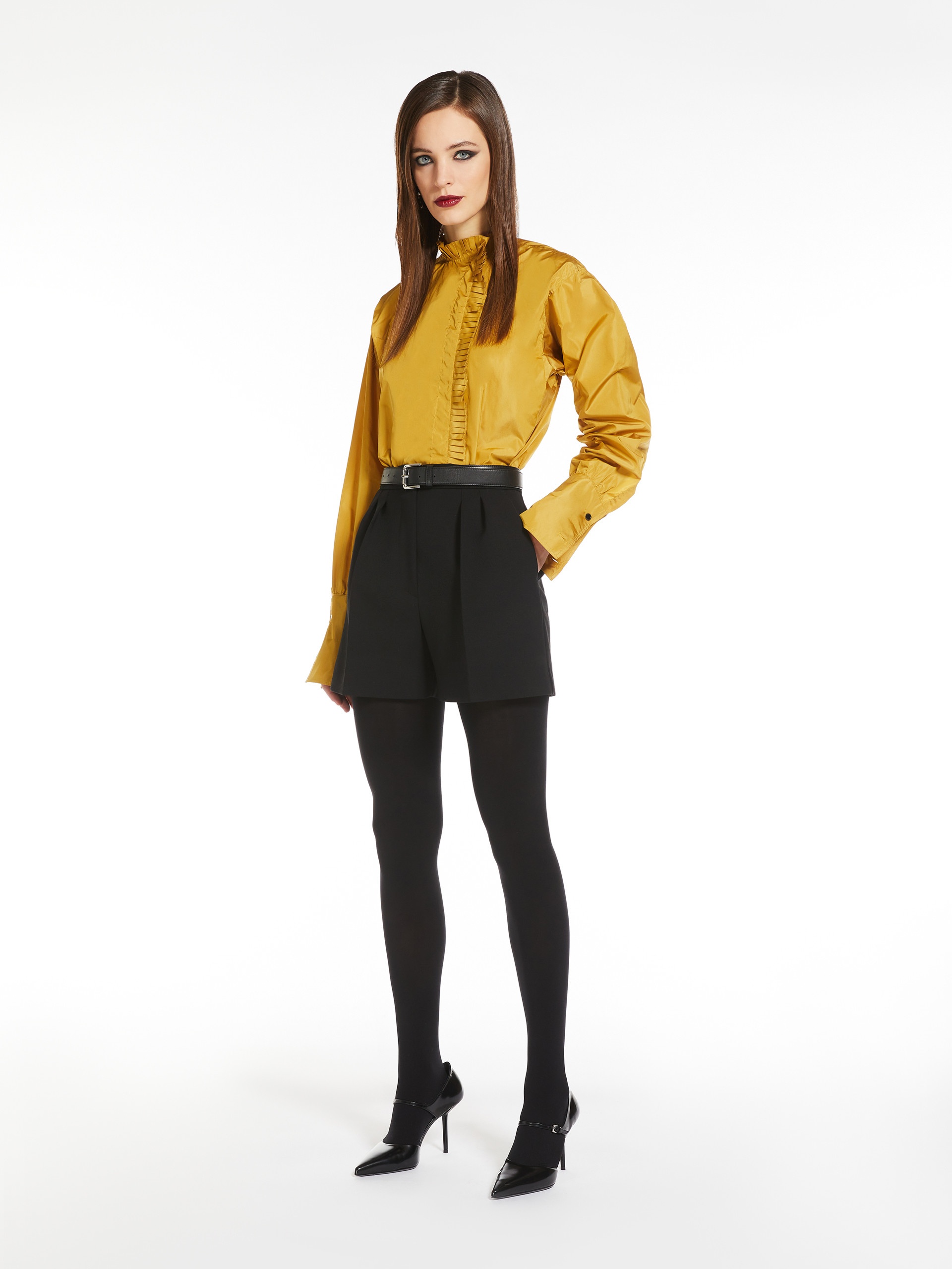 GIUGNO Wool canvas shorts - 2