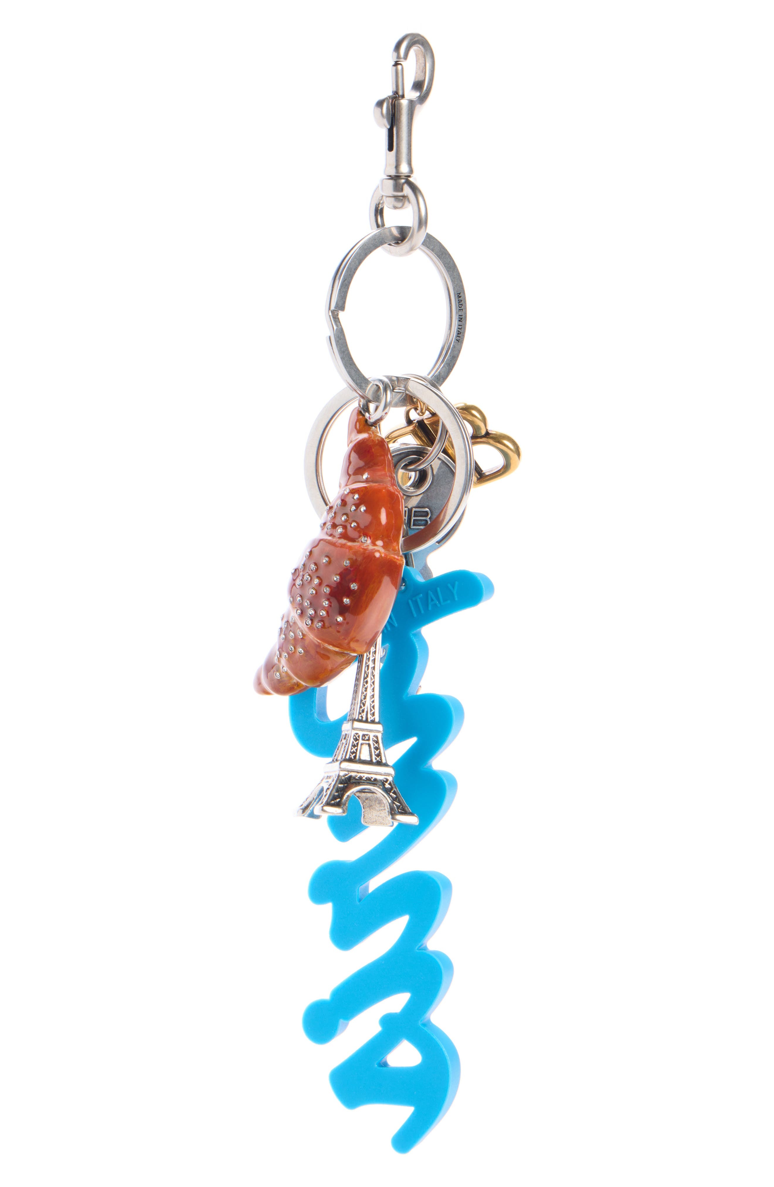 Balenciaga Tourist Paris Crossiant Charm Key Chain in 8486 Multicolor at Nordstrom - 2