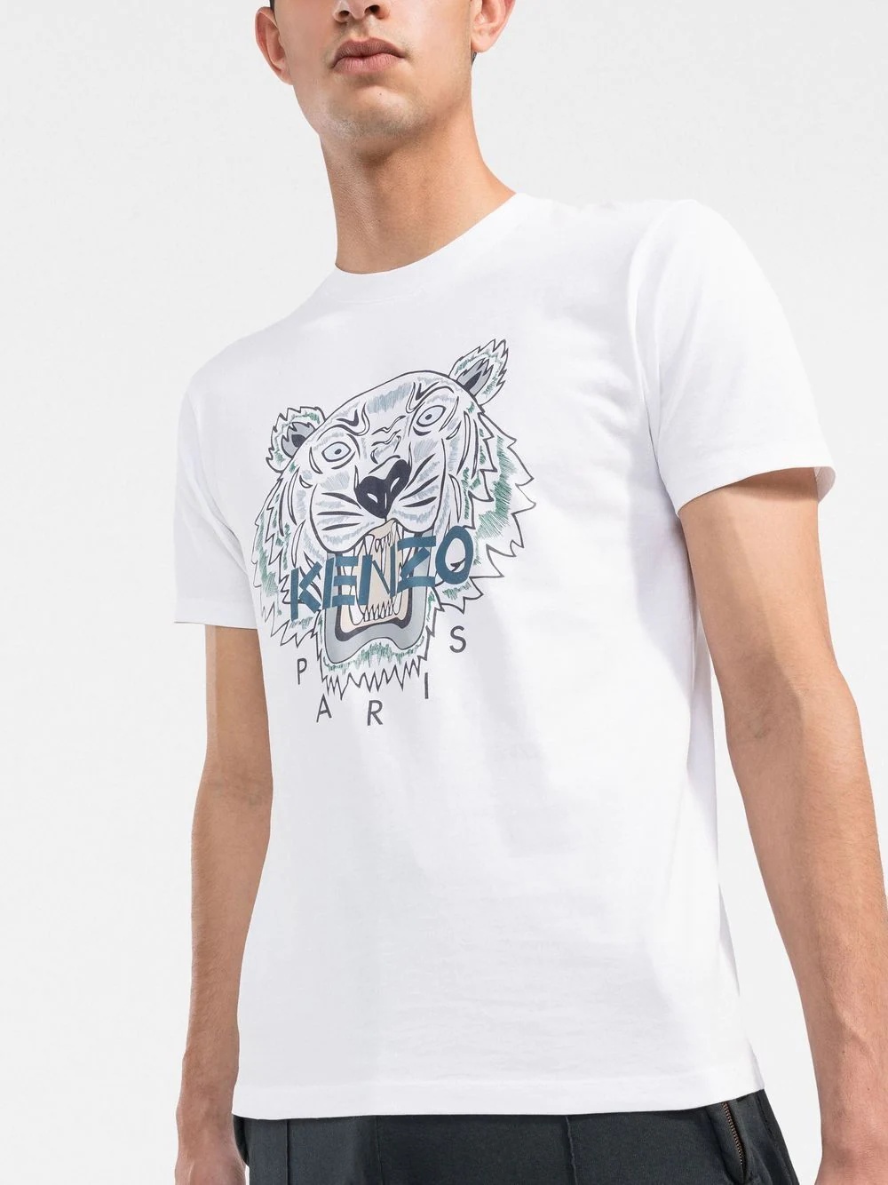 Tiger Head motif T-shirt - 3