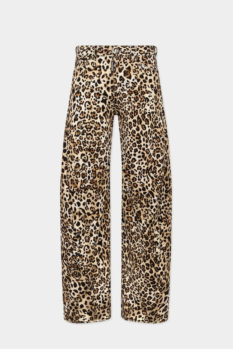 WILD2 PRINTED LOOSE TWST JEANS 1