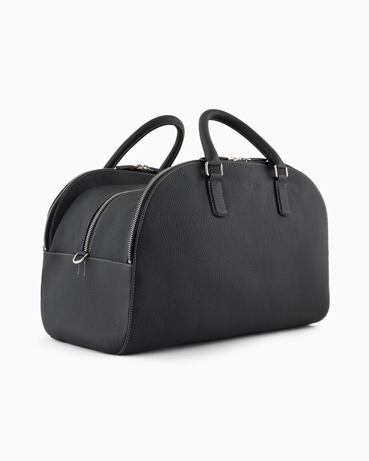 PEBBLED LEATHER DUFFEL BAG - 2