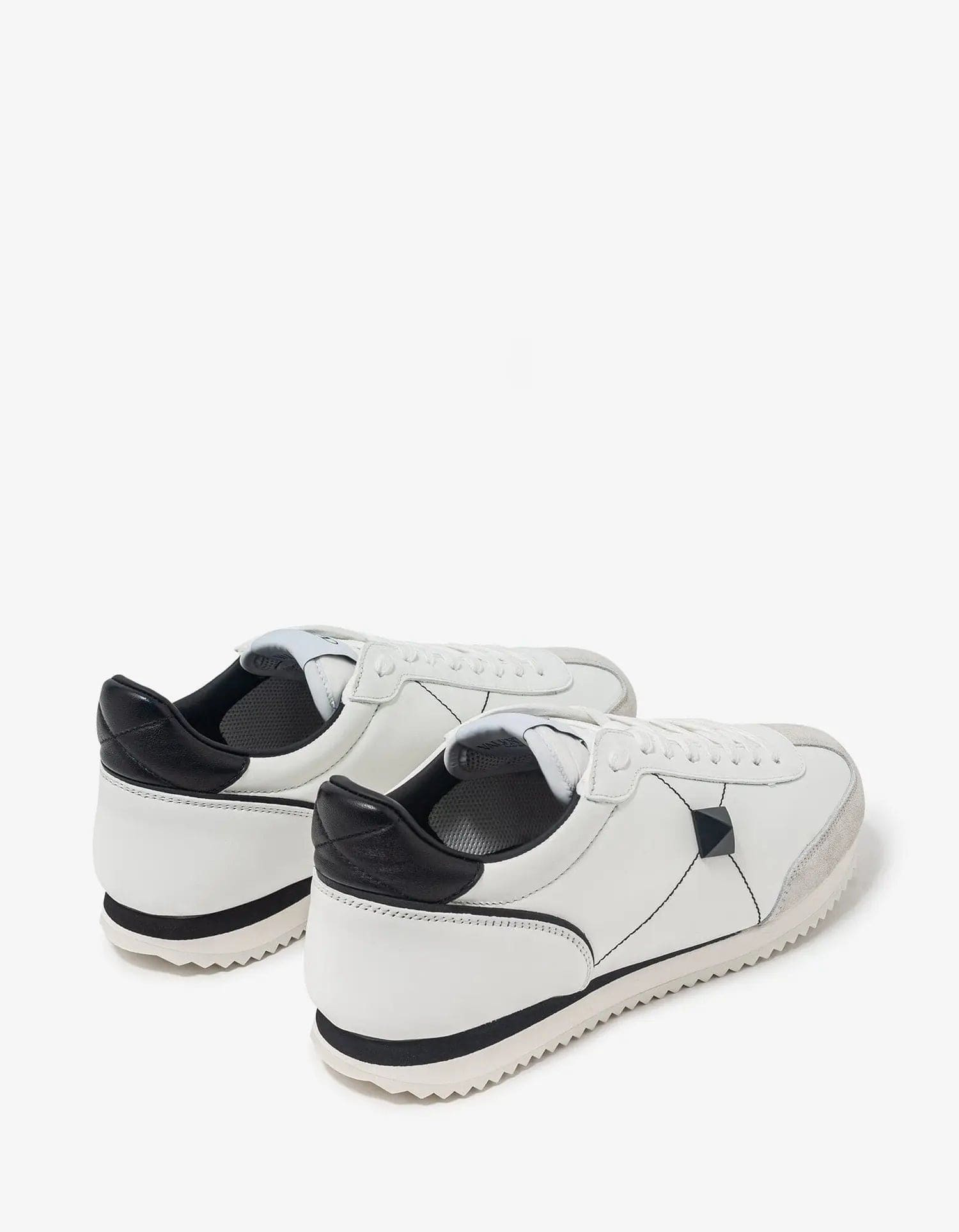 Valentino White Stud Around Trainers - 6