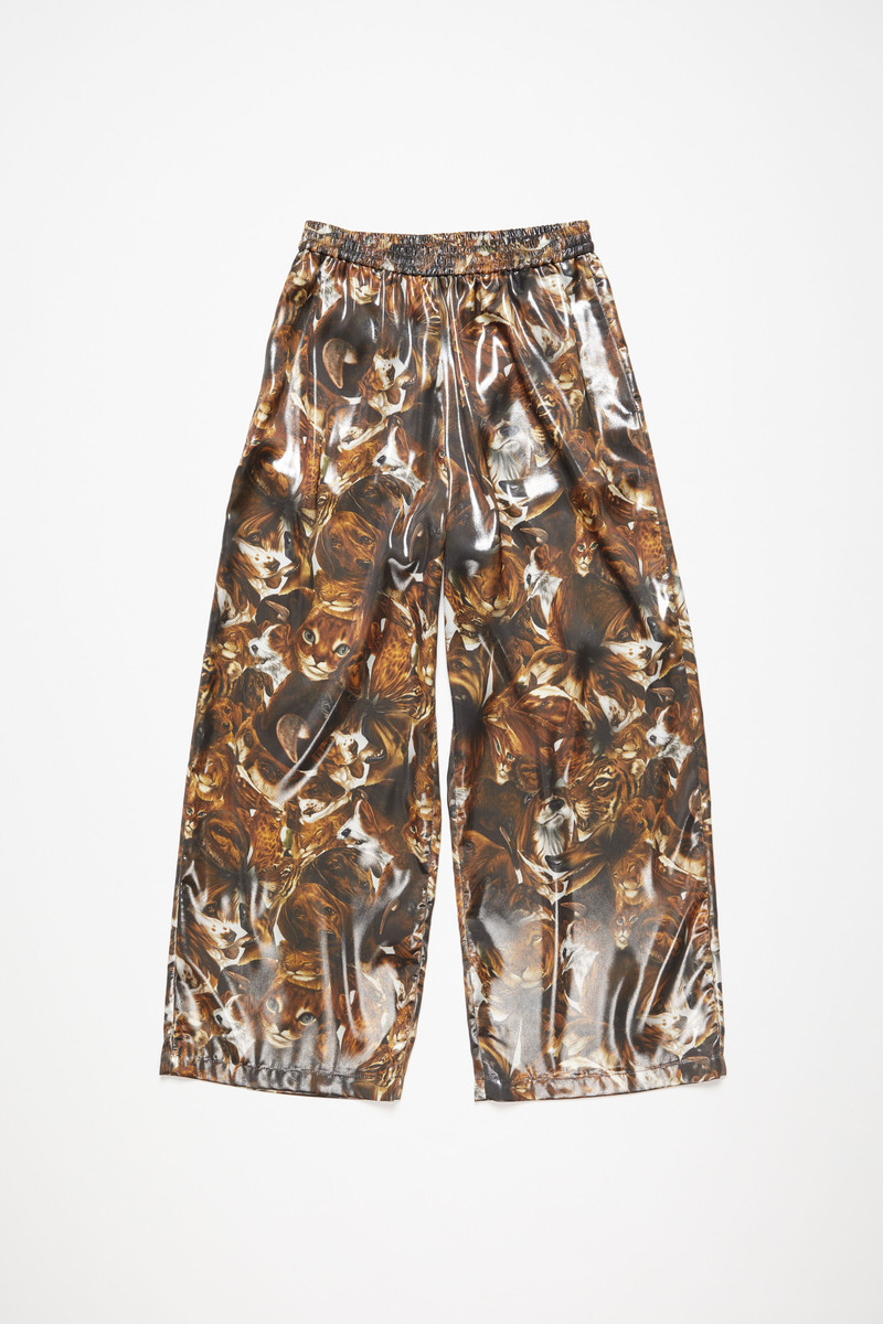 Print trousers - Brown/multi 1