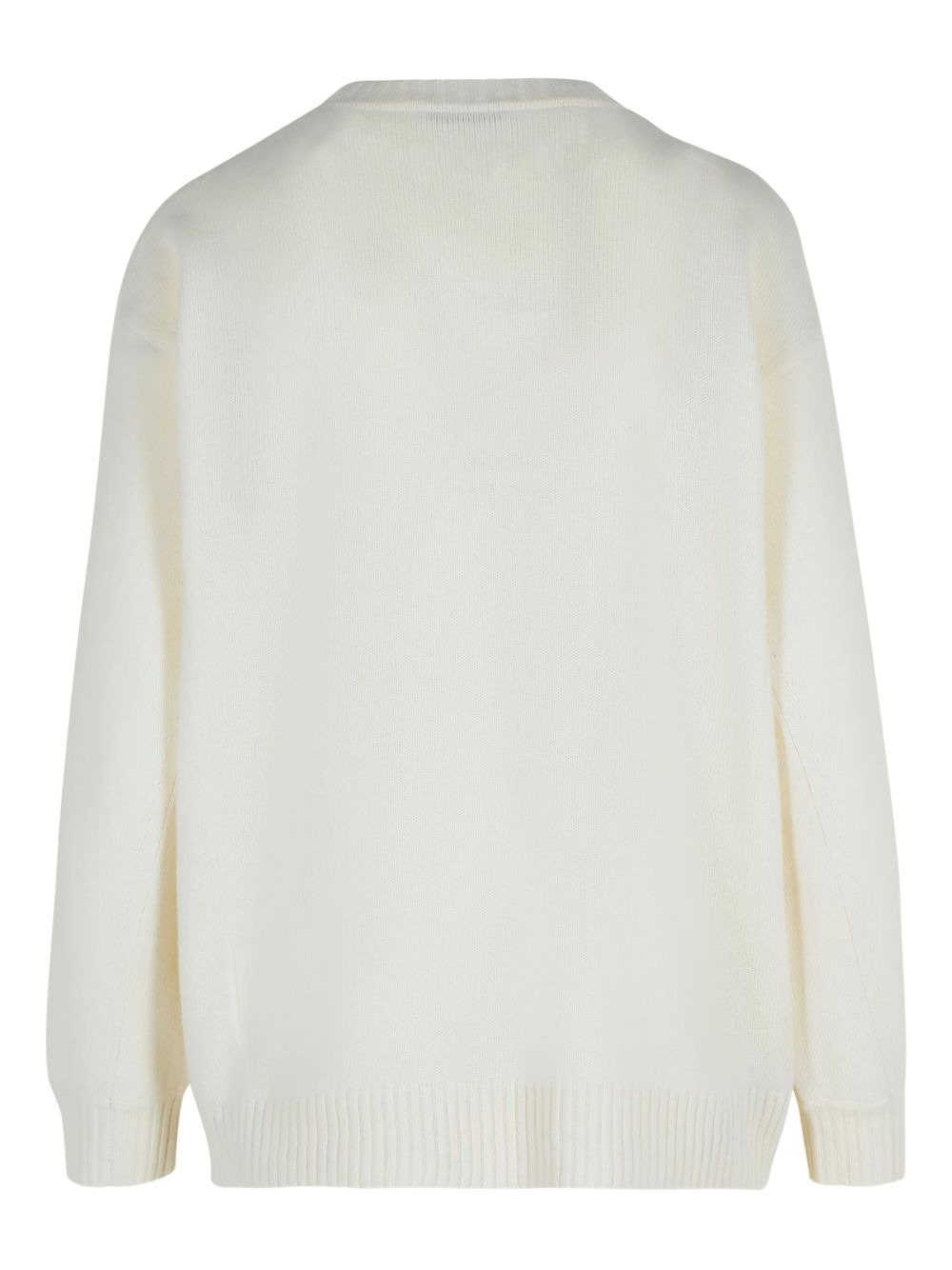 logo-embellishment crew-neck sweater - 3