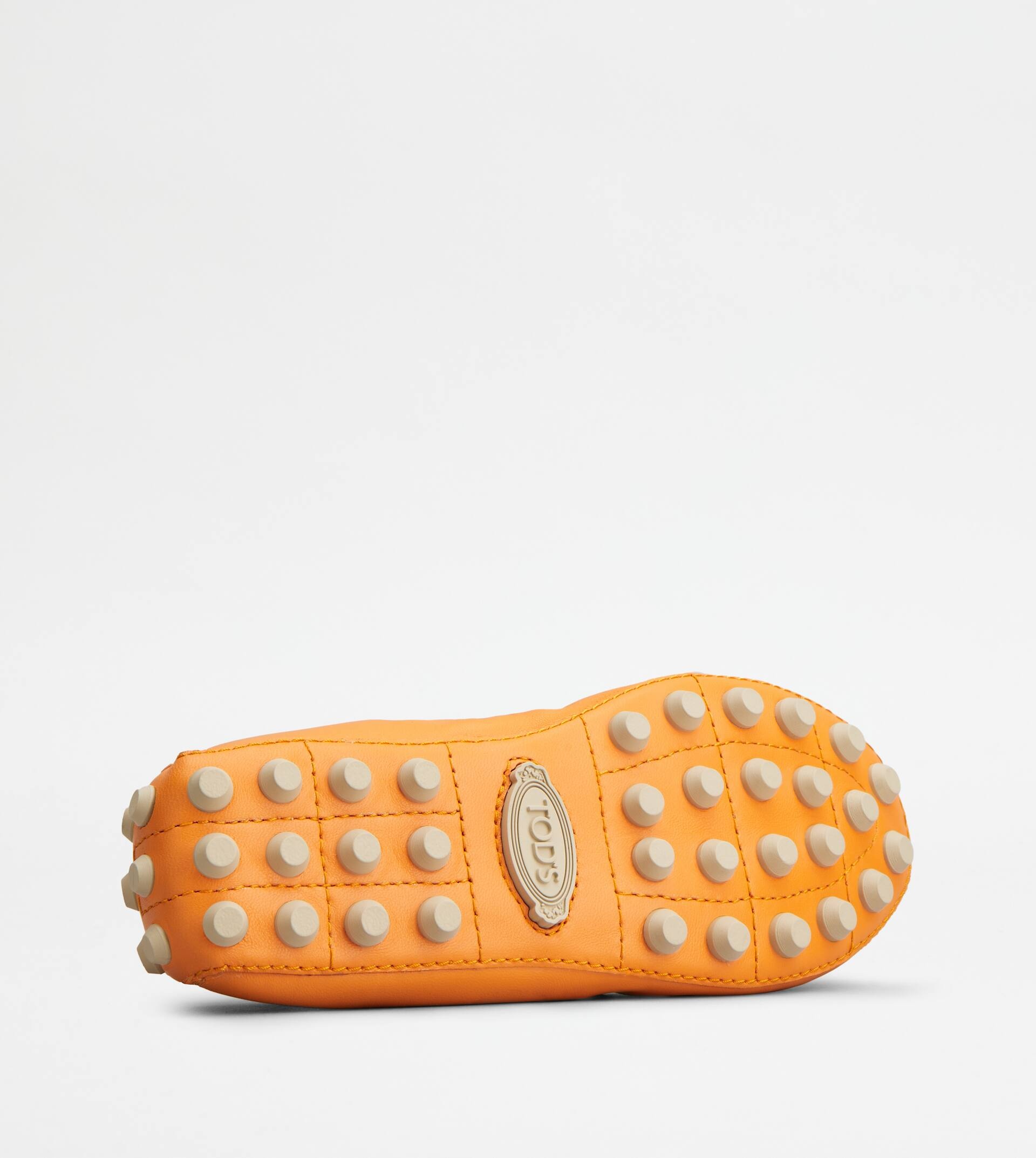 BUBBLE BALLERINAS IN LEATHER - ORANGE - 4