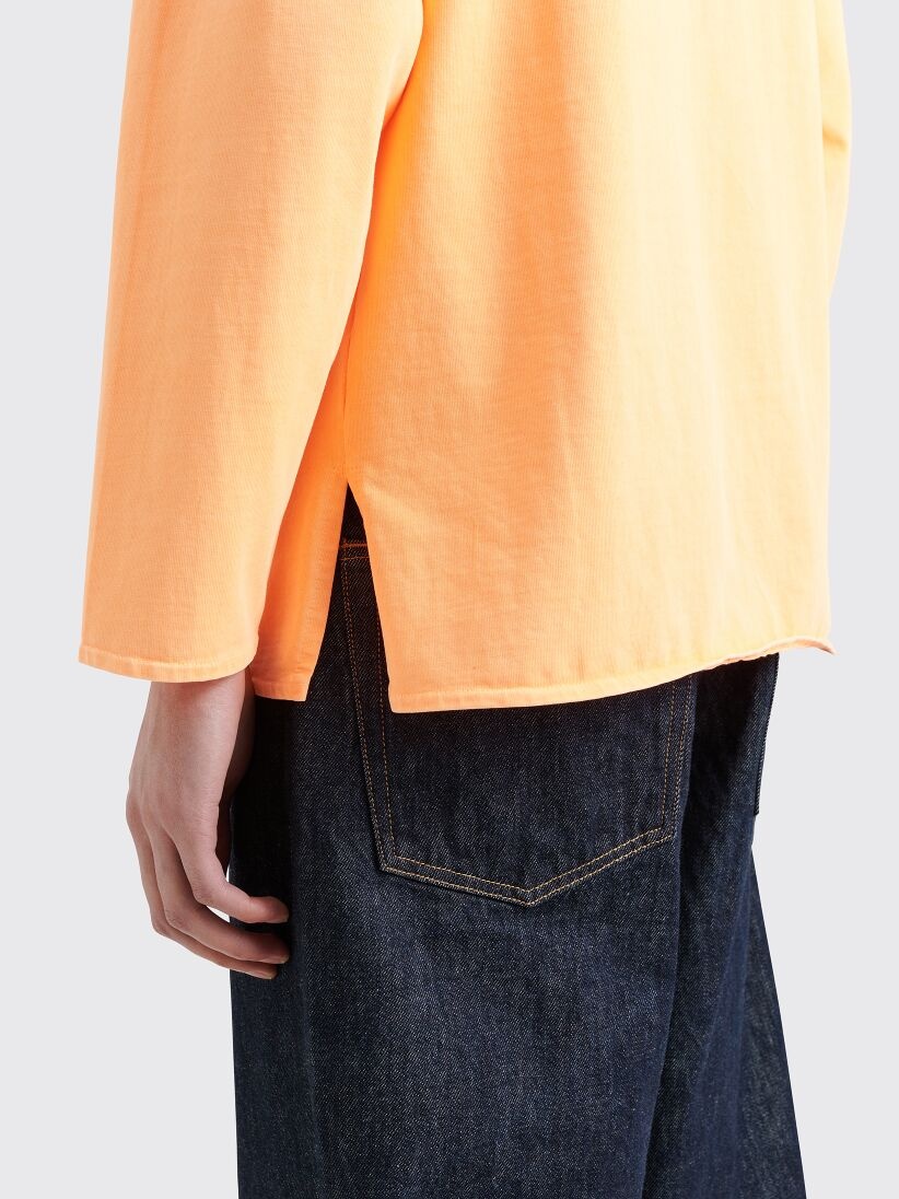 ERL MOCK NECK LONGSLEEVE T-SHIRT ORANGE - 5