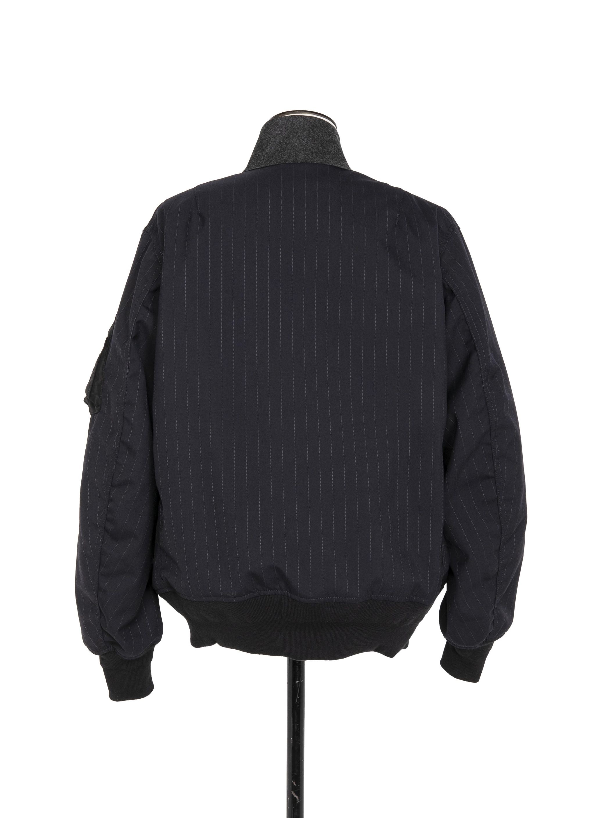 Chalk Stripe Blouson - 3