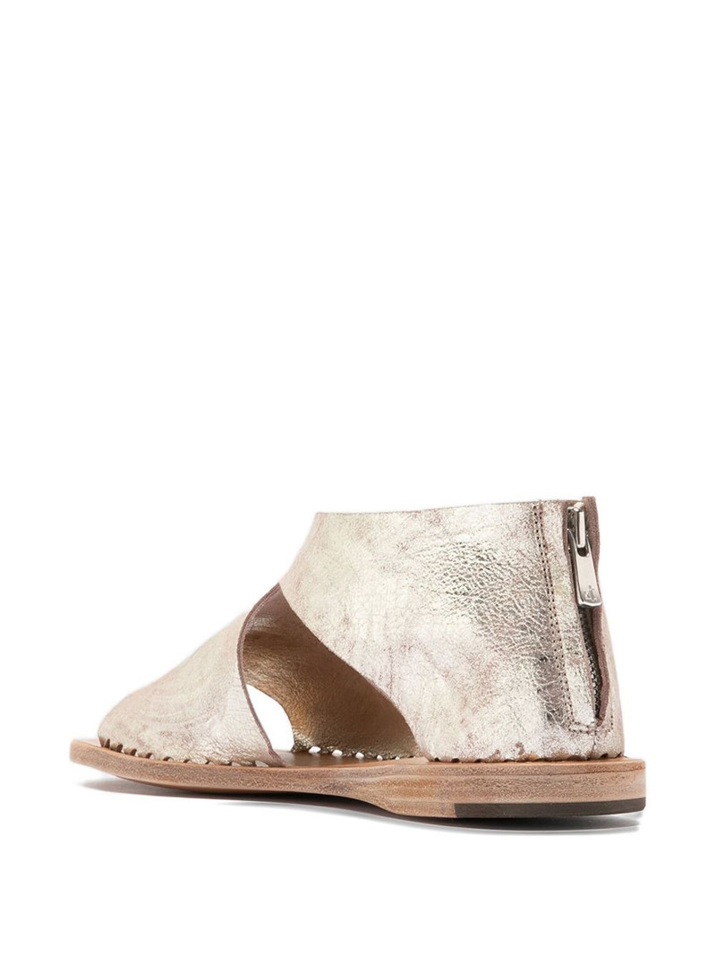 metallic leather sandals 4