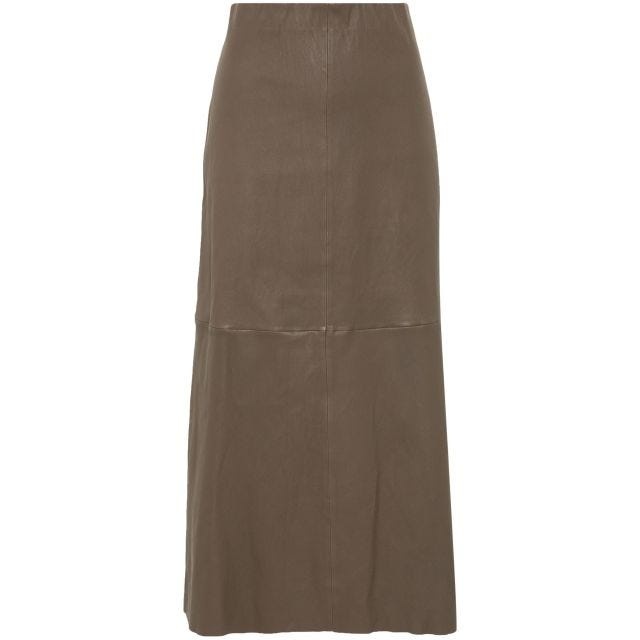 Simoas leather maxi skirt - 1