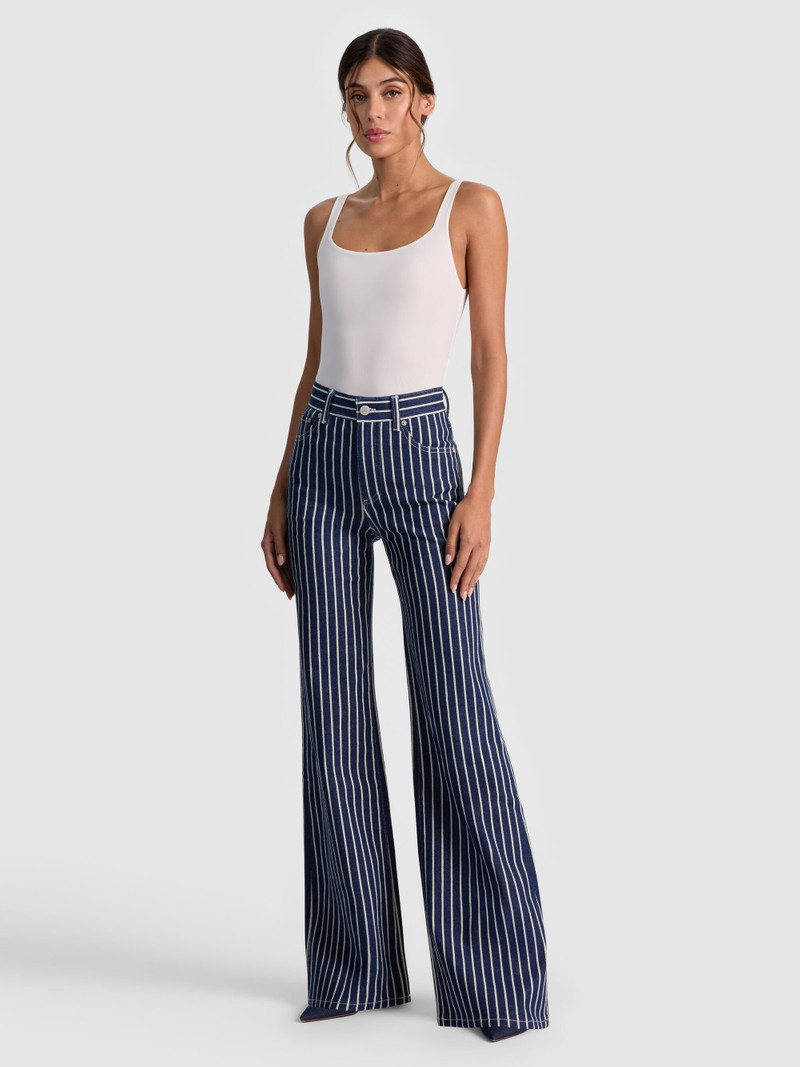CHIC STRIPED JEAN 6