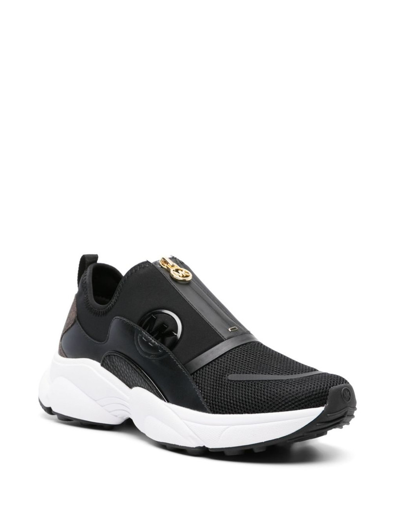 MICHAEL KORS Sami zip-up scuba sneakers outlook