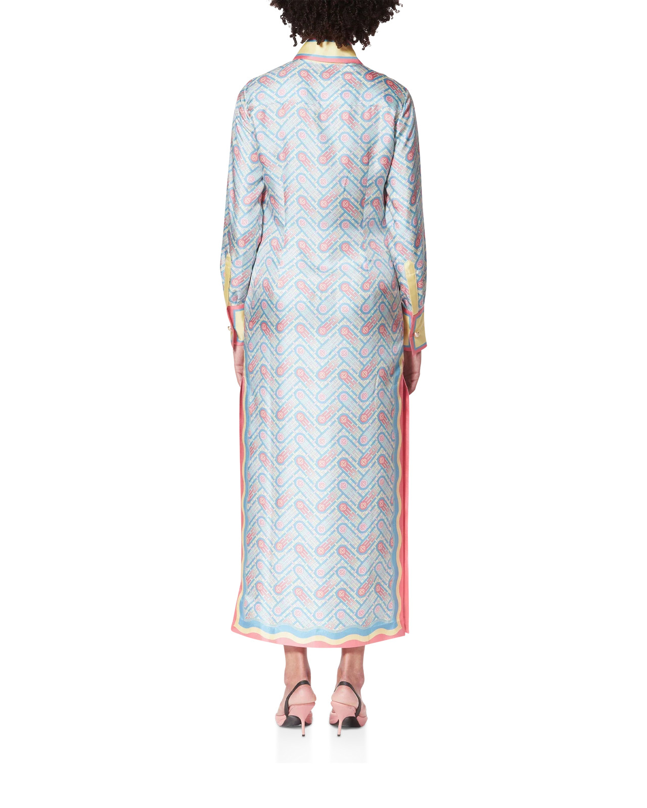 Candy Ping Pong Silk Dress - 4