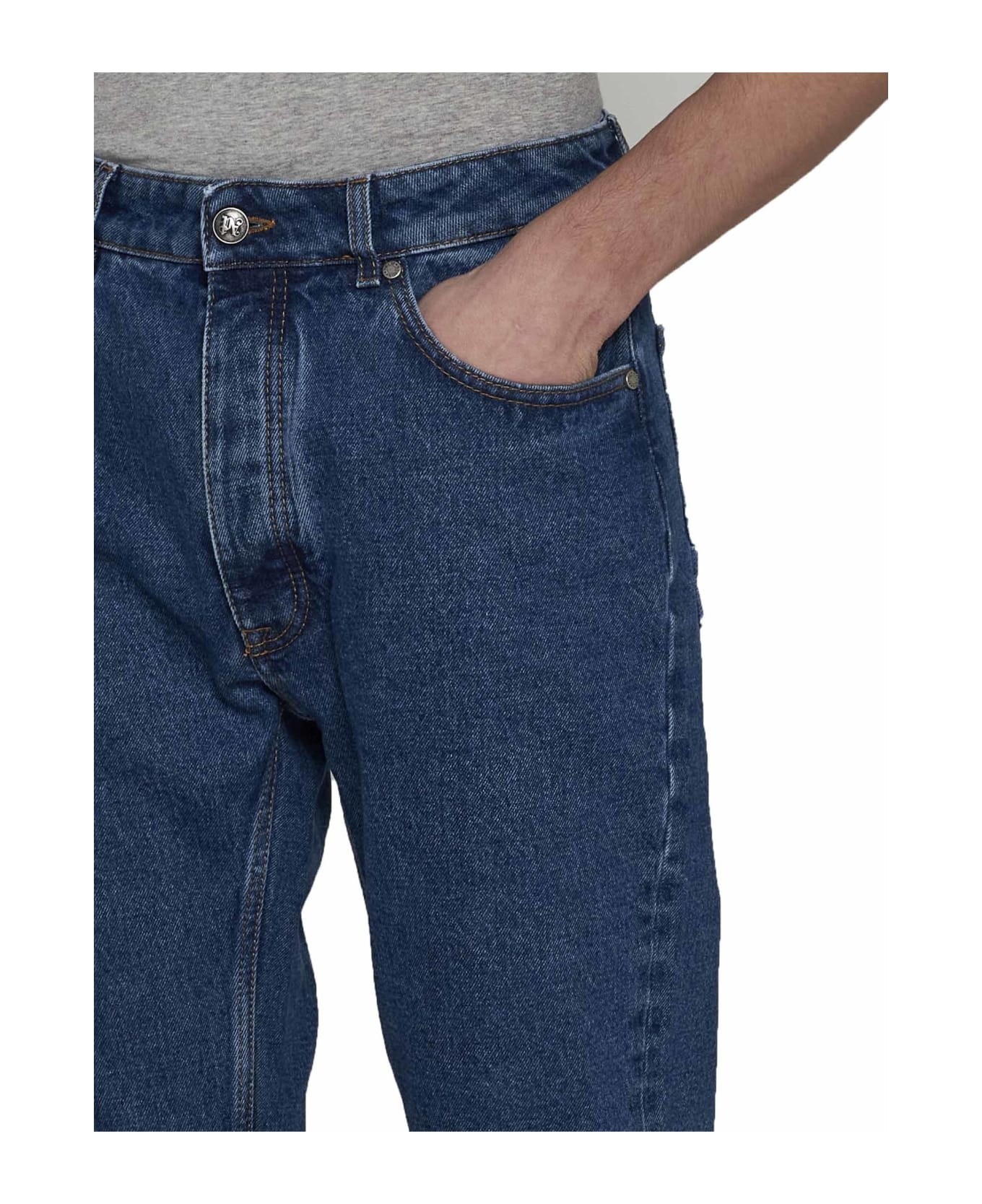 Lw Monogram Straight Jeans - 5