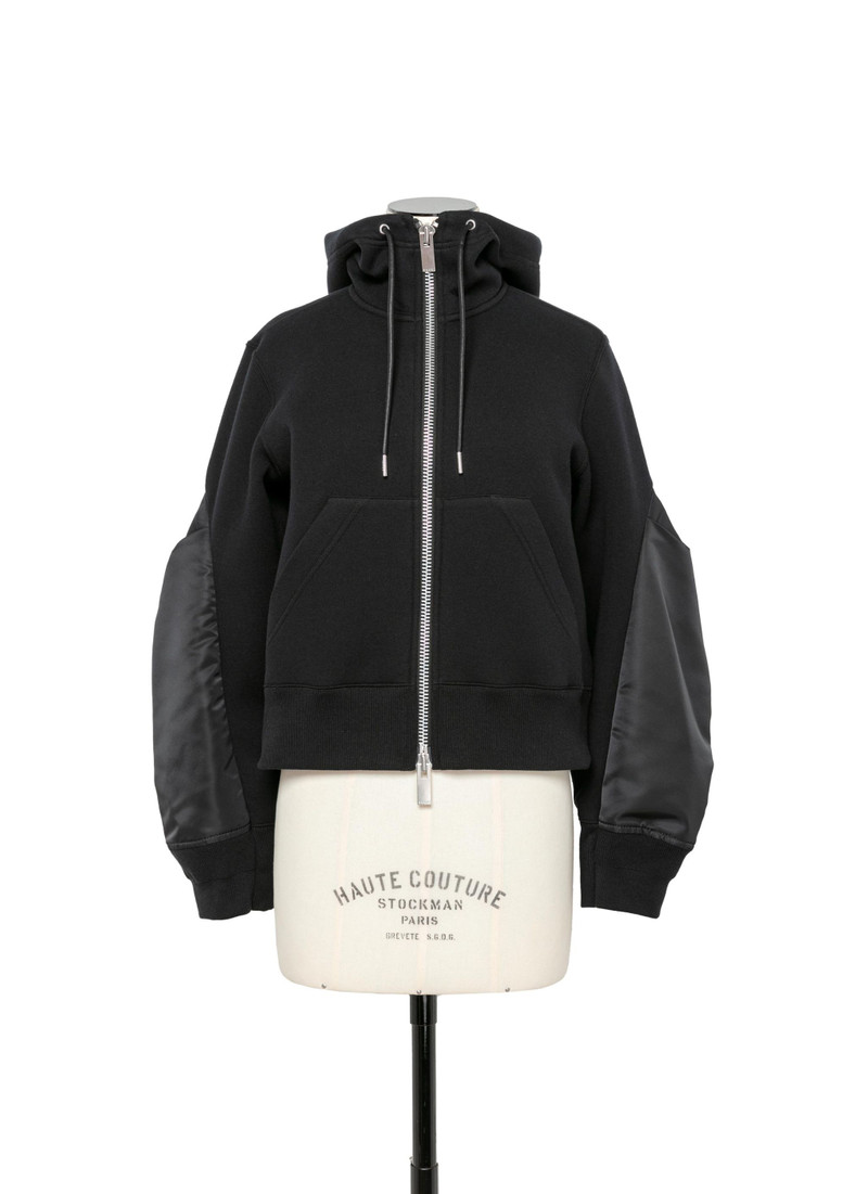 나일론 능직물 x 갯솜 땀 Hoodie - 1
