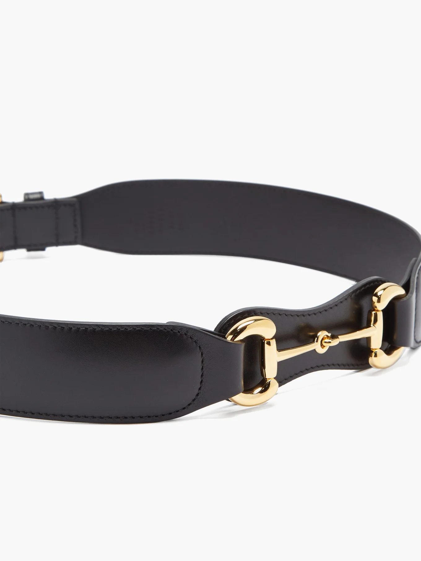 Horsebit leather belt - 5