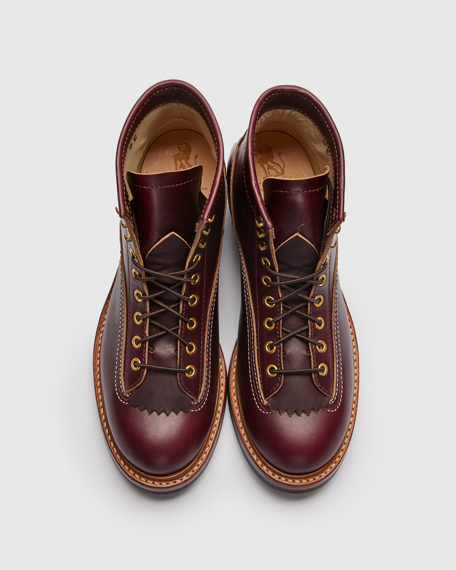 Donkey Puncher Boot in Horween Chromexcel Burgundy - 6