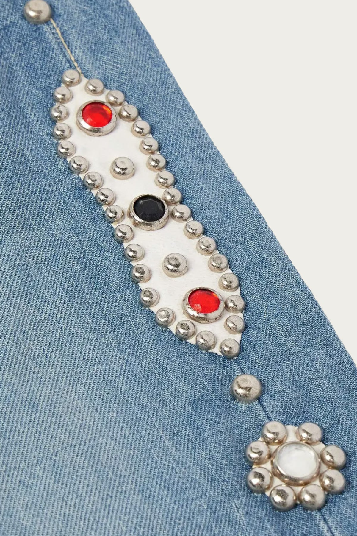 14oz Denim 5p MONKEY CISCO (STUDS) - Indigo - 5