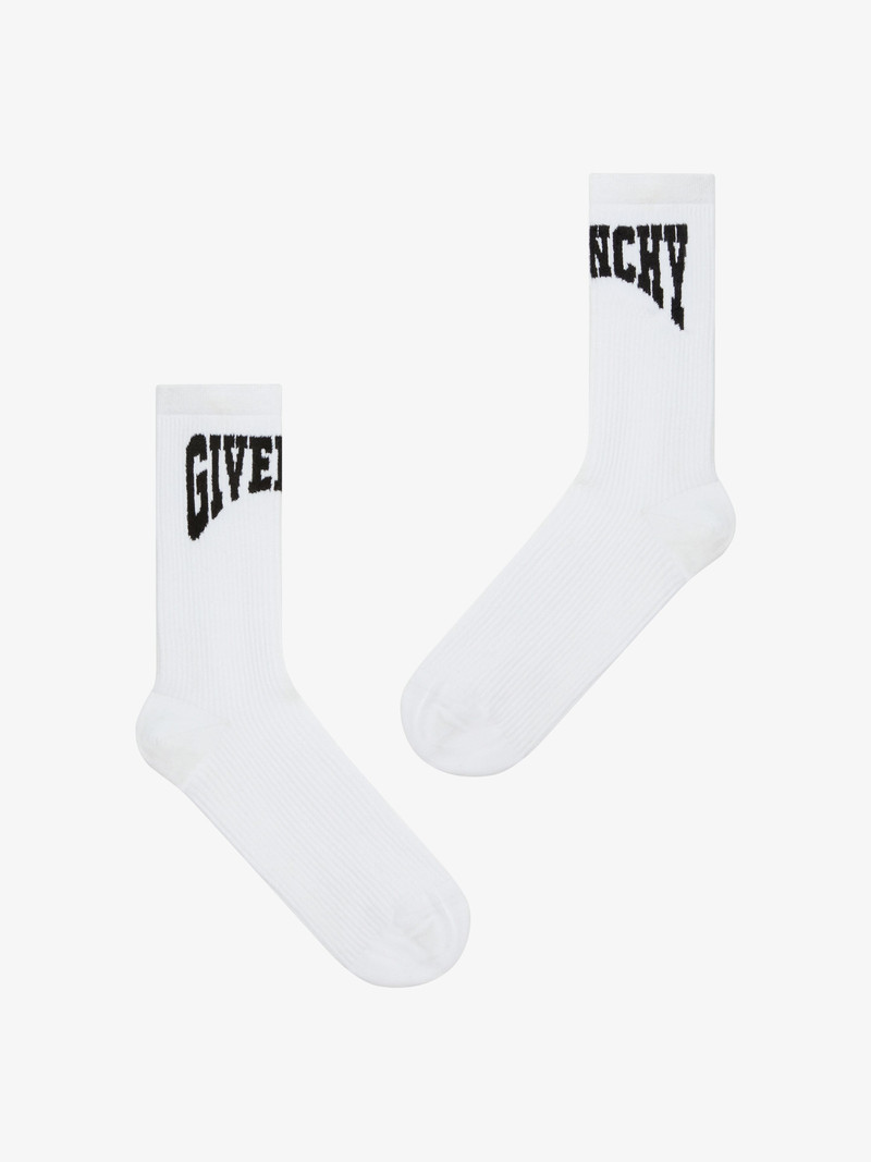 GIVENCHY COLLEGE SOCKS IN COTTON 1