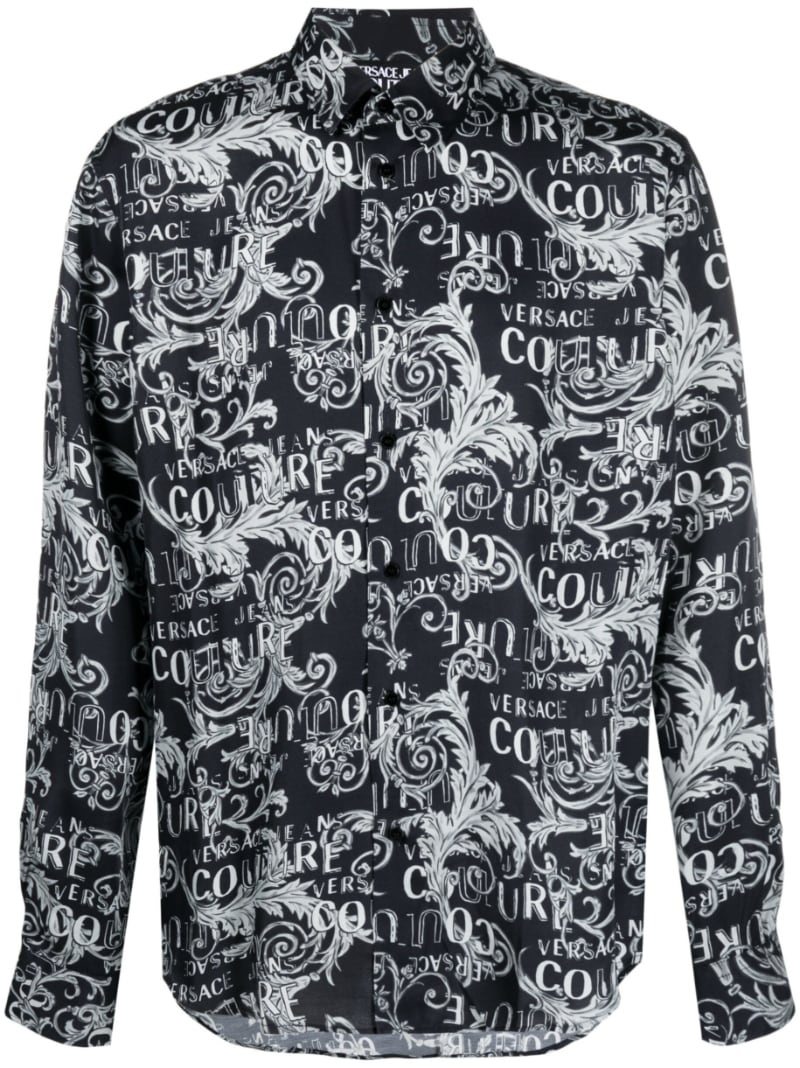 all-over baroque logo-print shirt - 1