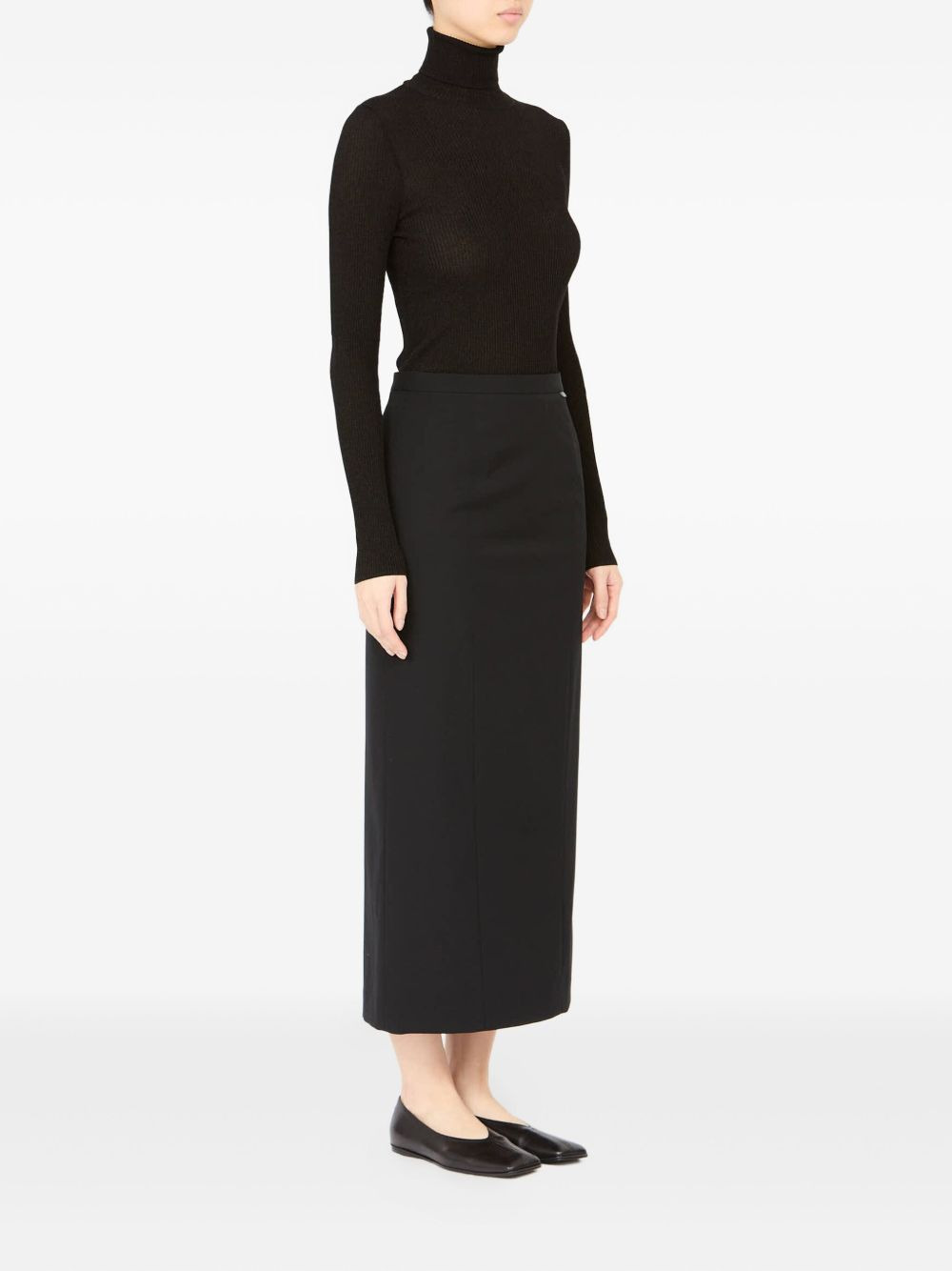 panelled midi skirt - 3