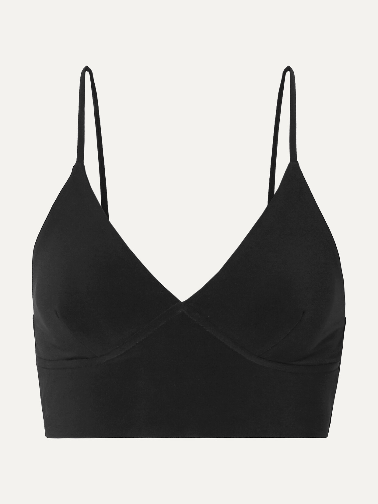 Stretch-jersey Soft-cup Bralette - 1